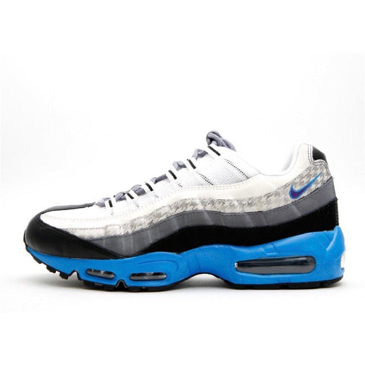Nike Air Max 95 Sneakers in White, Varsity Purple, Flint Grey & Black - Japan Exclusive Release | Running Shoes for Men & Women, Gym Workout & Streetwear Fashion