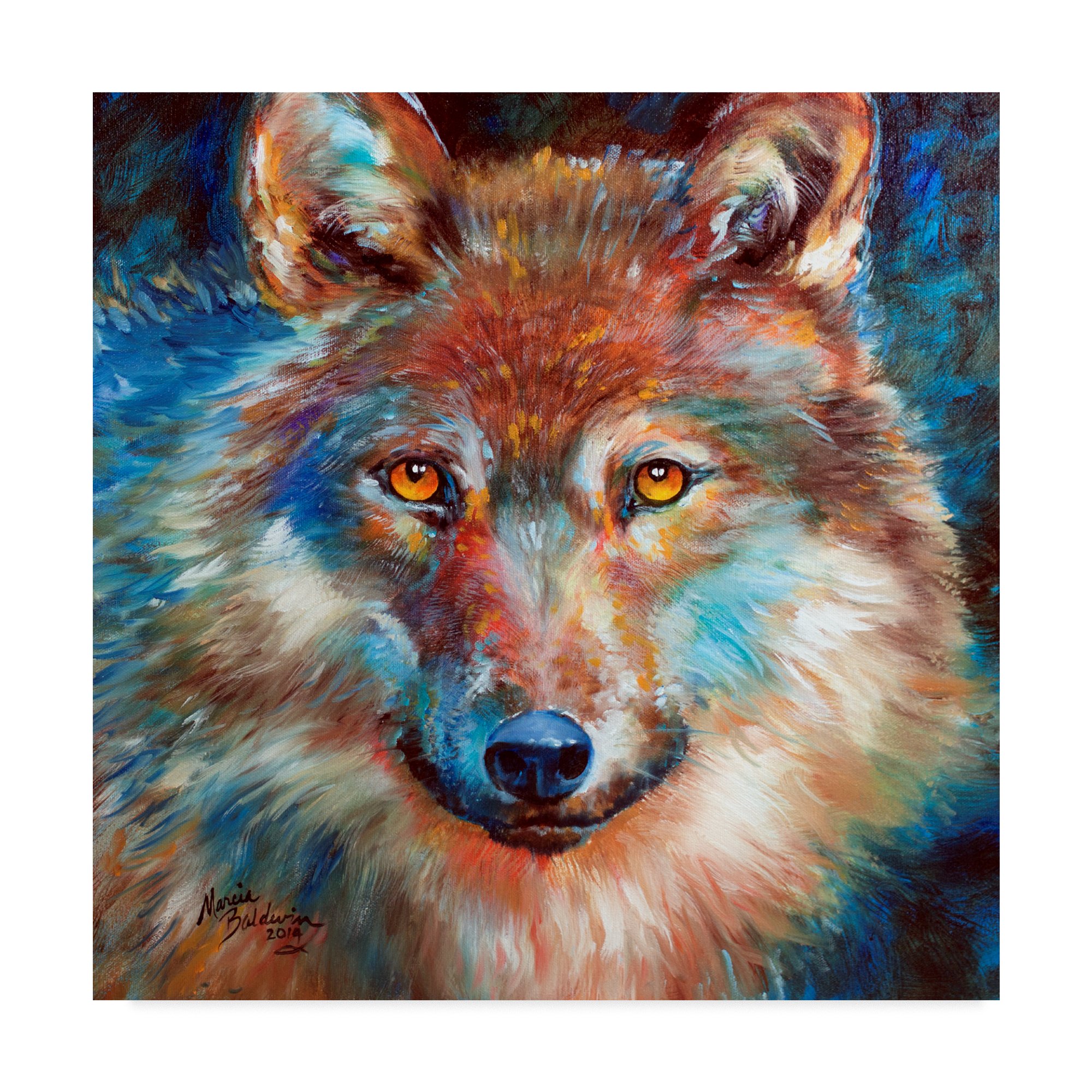Trademark Fine Art Marcia Baldwin Multicolor Canvas Painting - Perfect for Living Room, Bedroom & Office Wall Decor