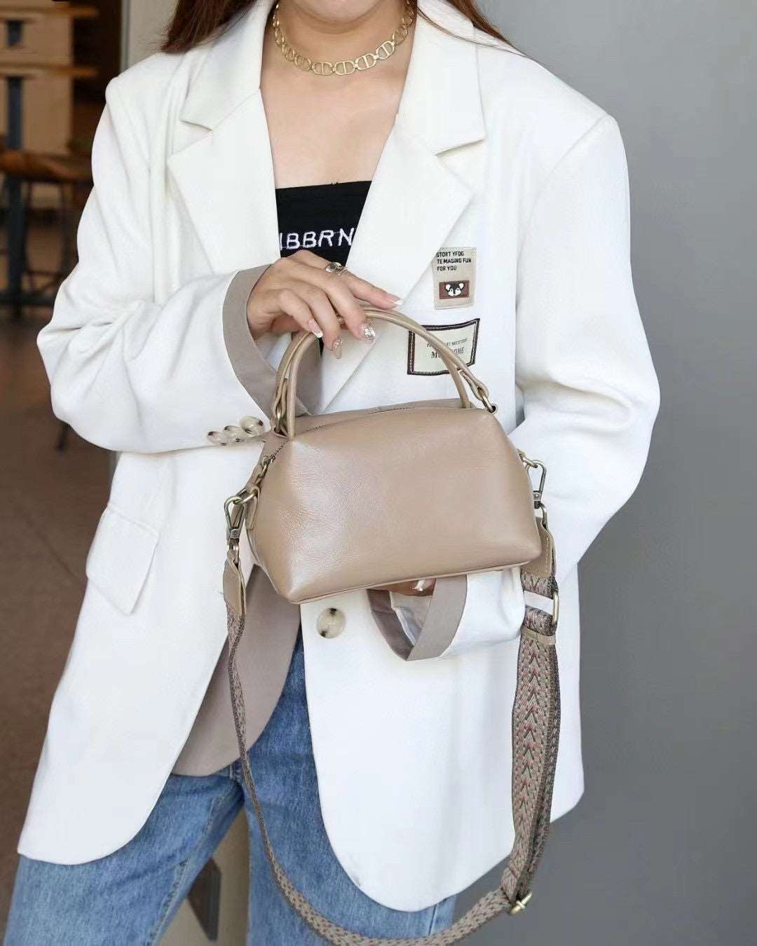 Fashionable Women's Leather Satchel Handbag - Perfect for Work, Travel & Everyday Use