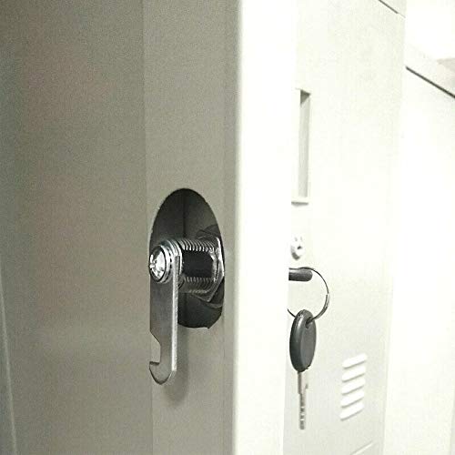 16MM Furniture Lock - Rotary Tongue Cabinet Lock with 2 Keys (3 Pack) - Secure Mailbox, Postbox, Drawers & Cupboards - Ideal for Home, Office & School Security