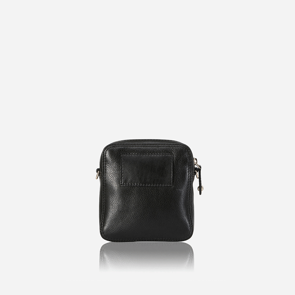 Jekyll & Hide Zulu Small Ladies Crossbody Bag - Stylish Black Leather Purse for Women | Perfect for Everyday Use, Travel & Shopping