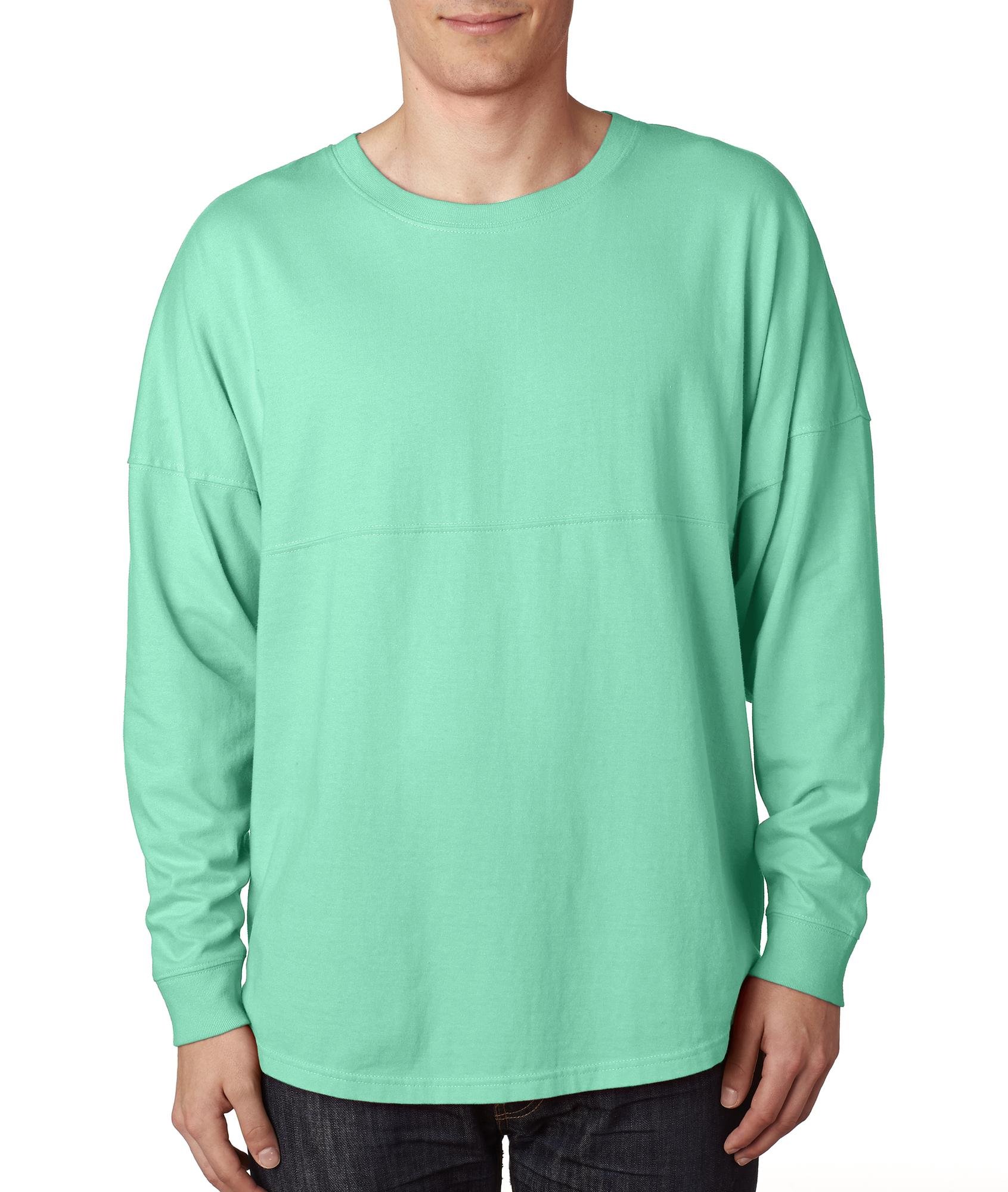 J America JA8229 Game Day T-Shirt - Mint Green - Size S - Comfortable Cotton Tee for Sports Fans, Casual Wear & College Events