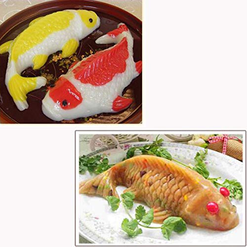 3D Koi Fish Cake Mold - 7 Inch Aluminum Alloy Baking Pan for Fish-Shaped Cakes | Perfect for Birthday Parties, Japanese Themed Desserts & Creative Baking