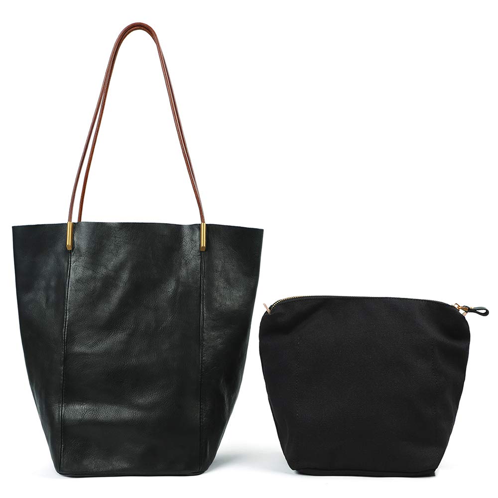 Vintage Handmade Women's Soft Full Leather Tote Bag - Large Capacity Top Handle Satchel Purse for Women - Perfect for Work, Travel & Everyday Use