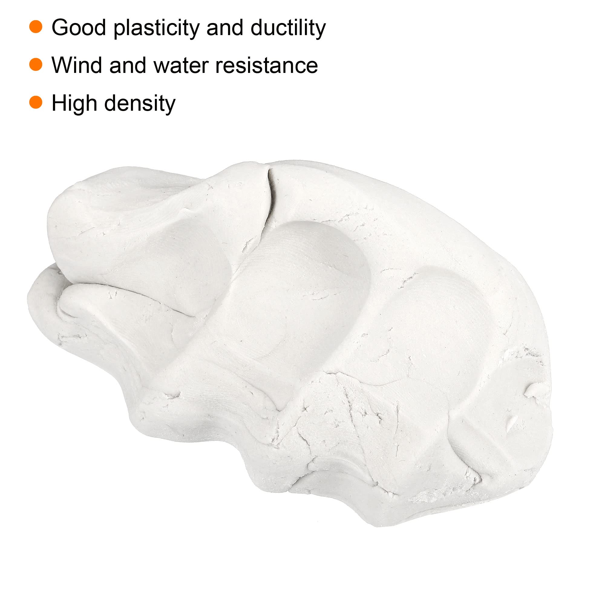 MeccaniXity 45x21mm Repair Sealing Clay - Waterproof Mending Putty for Air Conditioning Pipe Connections (White, Pack of 2) | HVAC Duct Sealing, Plumbing Repairs & Home Maintenance