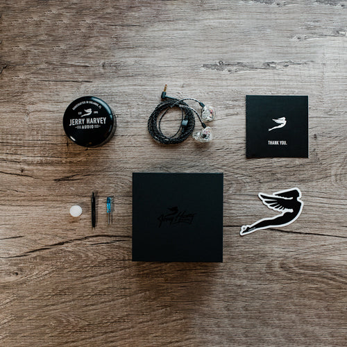 Jerry Harvey Audio JH7 Custom In-Ear Monitors with 2-Pin Connector - Premium Sound for Musicians, Audiophiles & Studio Recording