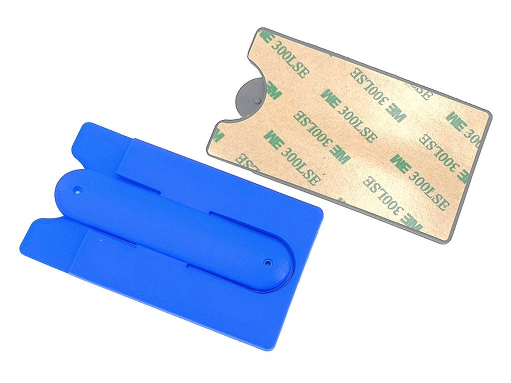 Stick-on Phone Stand Wallet - 6pcs Silicone Card Holder for Daily Use