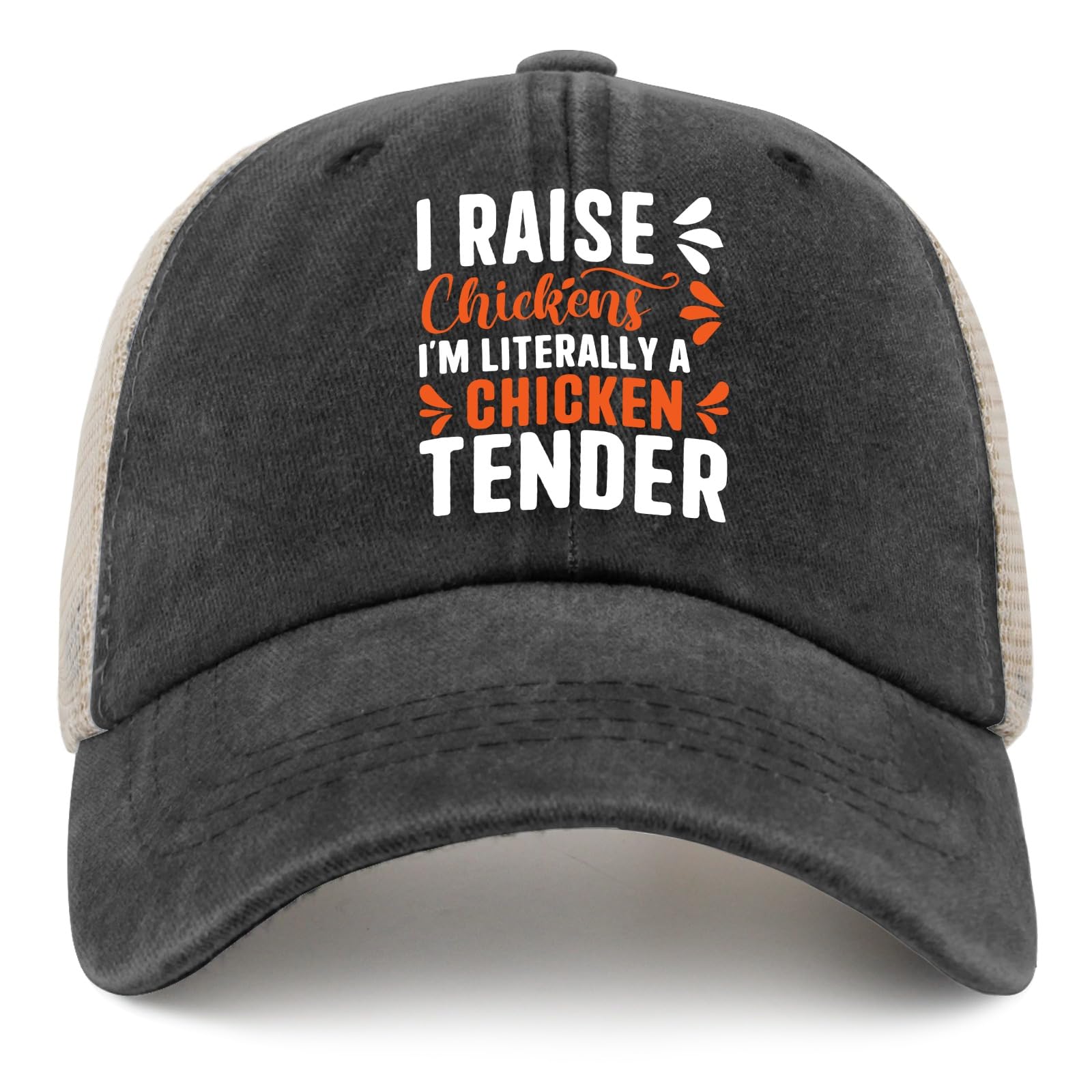 Men's All Black Bucket Hat - Lightweight Running & Golf Hat for Chicken Farmers - Perfect Outdoor Hat for Hiking, Fishing, and Casual Wear