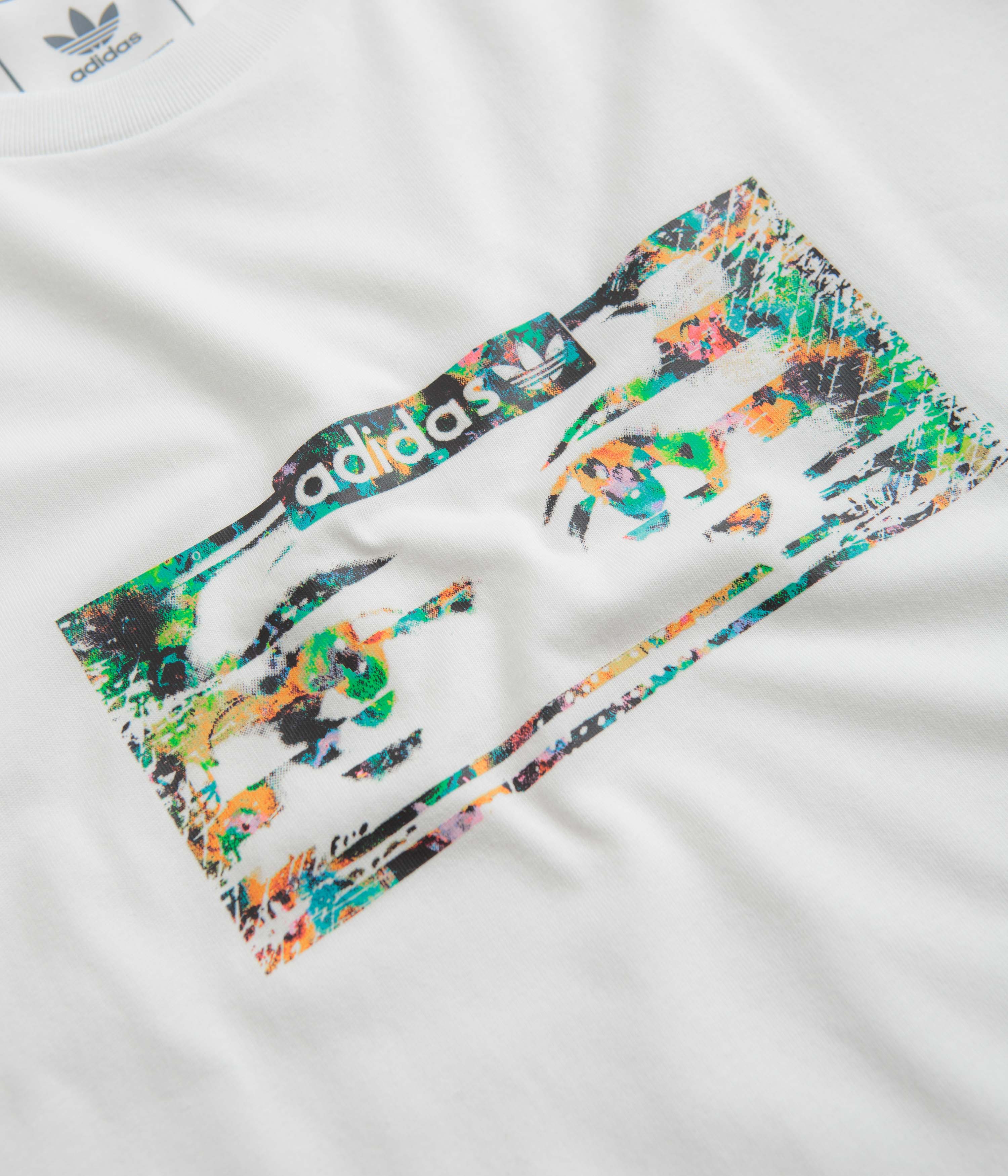 Adidas Dill Graphic T-Shirt for Men - White Cotton Short Sleeve Tee - Casual Streetwear & Summer Outfits