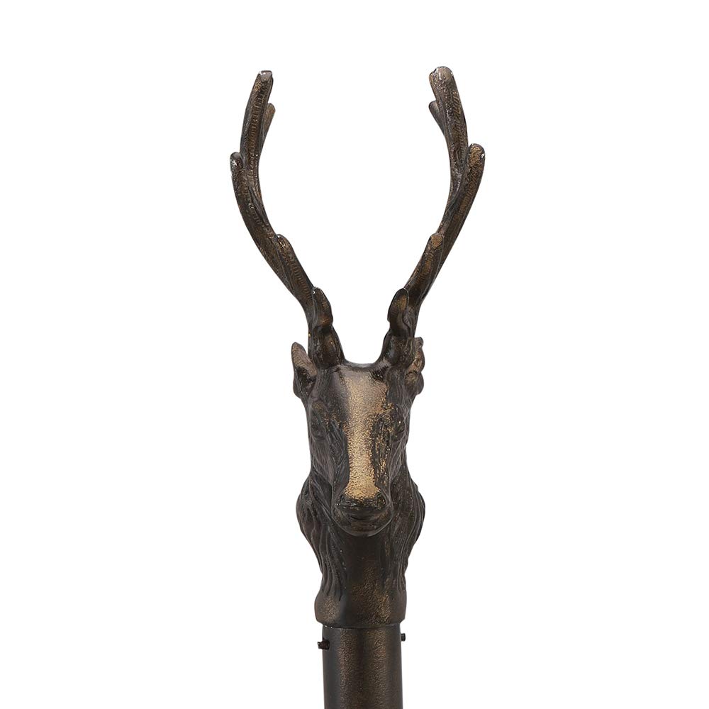 Deer Head Paper Towel Holder - Rustic Kitchen Decor for Farmhouse & Cabin Style - Perfect for Bathroom, Kitchen Counter, or RV