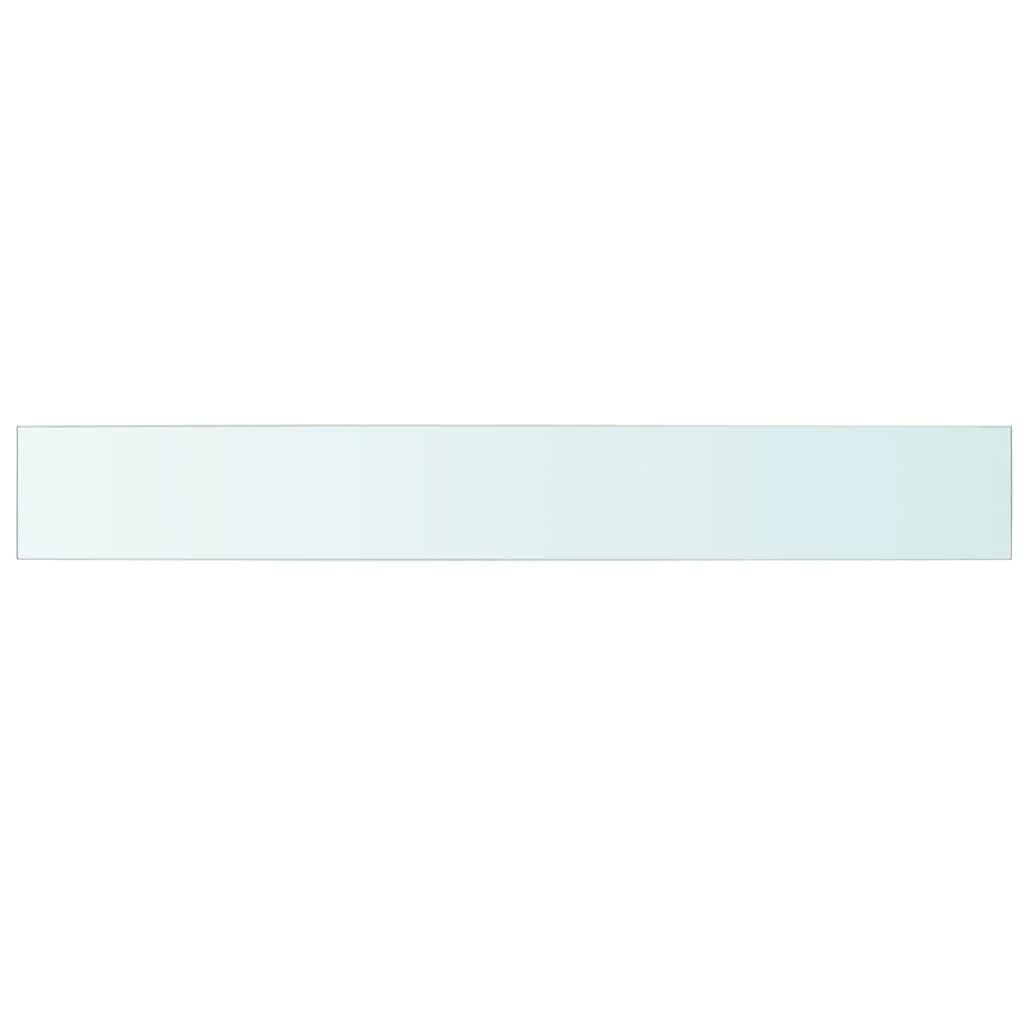 vidaXL 2-Pack Clear Glass Panel Shelves 35.4