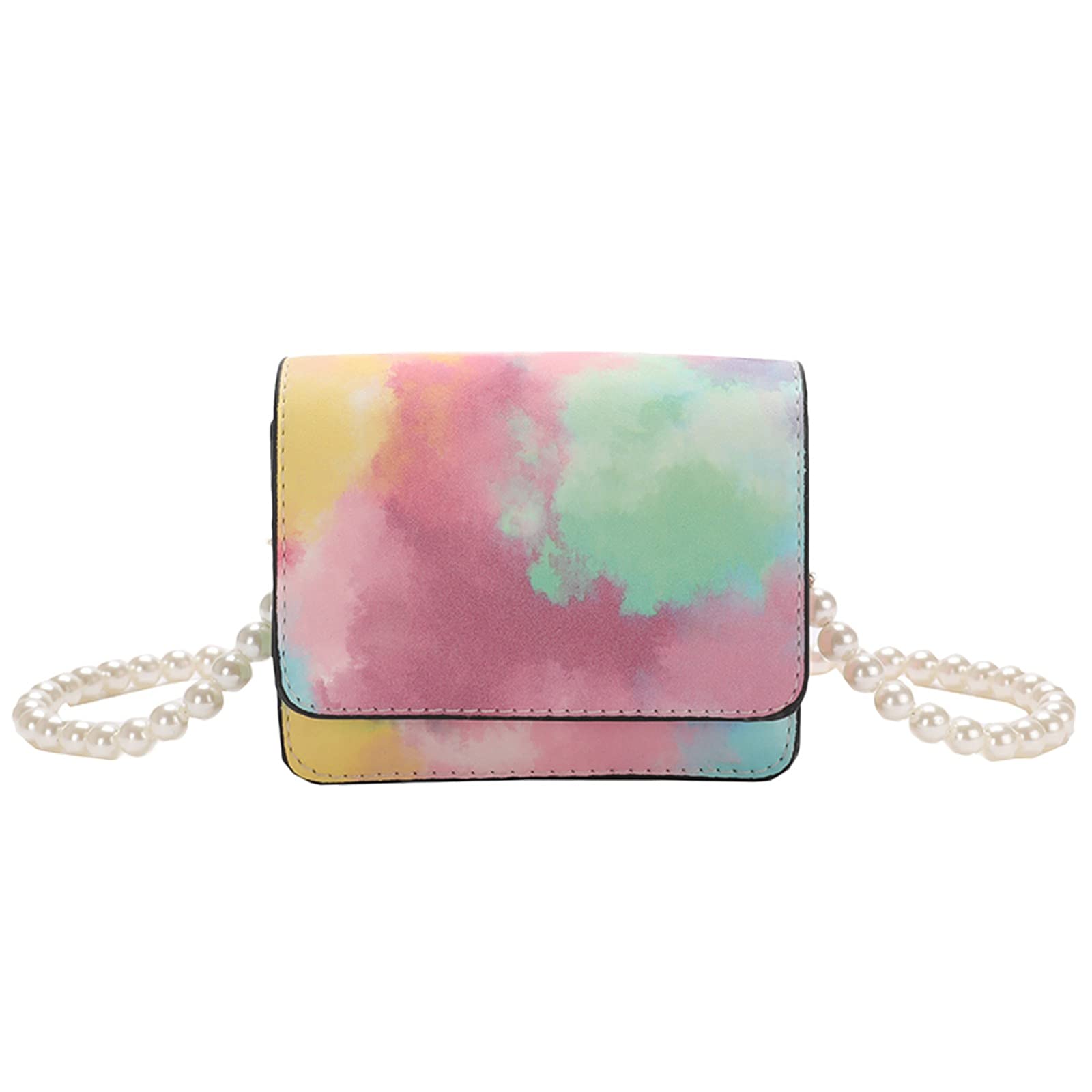 Trendy Rainbow Tie-Dye Messenger Bag - Small Crossbody Shoulder Purse for Women, Fashion Gradient Color Handbag (Ideal for Travel, Shopping & Daily Use)