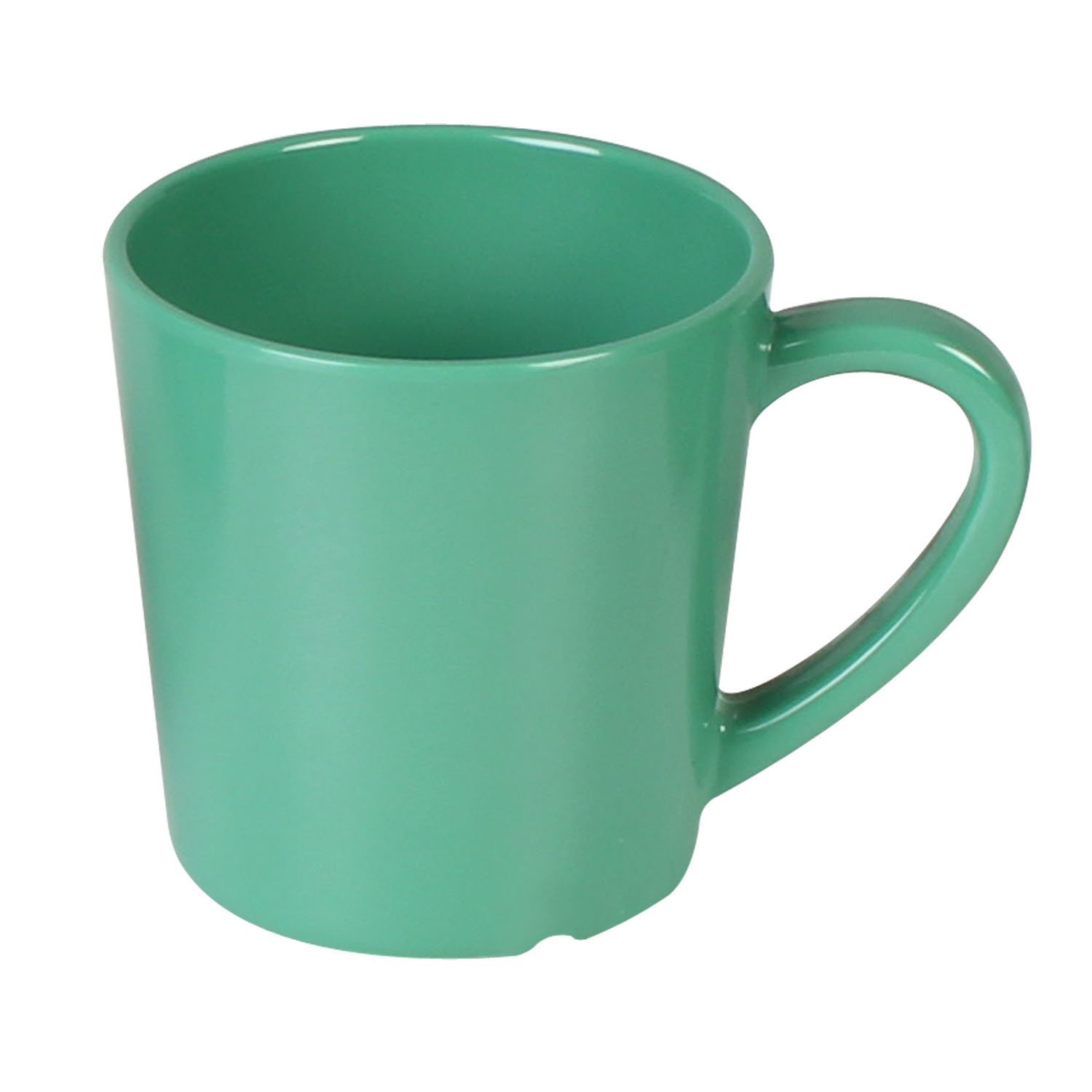 Premium Green Melamine Coffee Mug Set - 12 Pack (7 oz, 3.125 Inch) Durable & BPA-Free Cups for Home, Office, Camping, and Outdoor Use