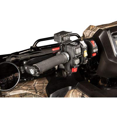 TUSK ATV Heated Grips with Lock-On Technology - Thumb Throttle Warmer & Cold Pro Hand Mitts for Winter Riding - Keep Hands Warm in Snow, Ice & Extreme Cold Weather
