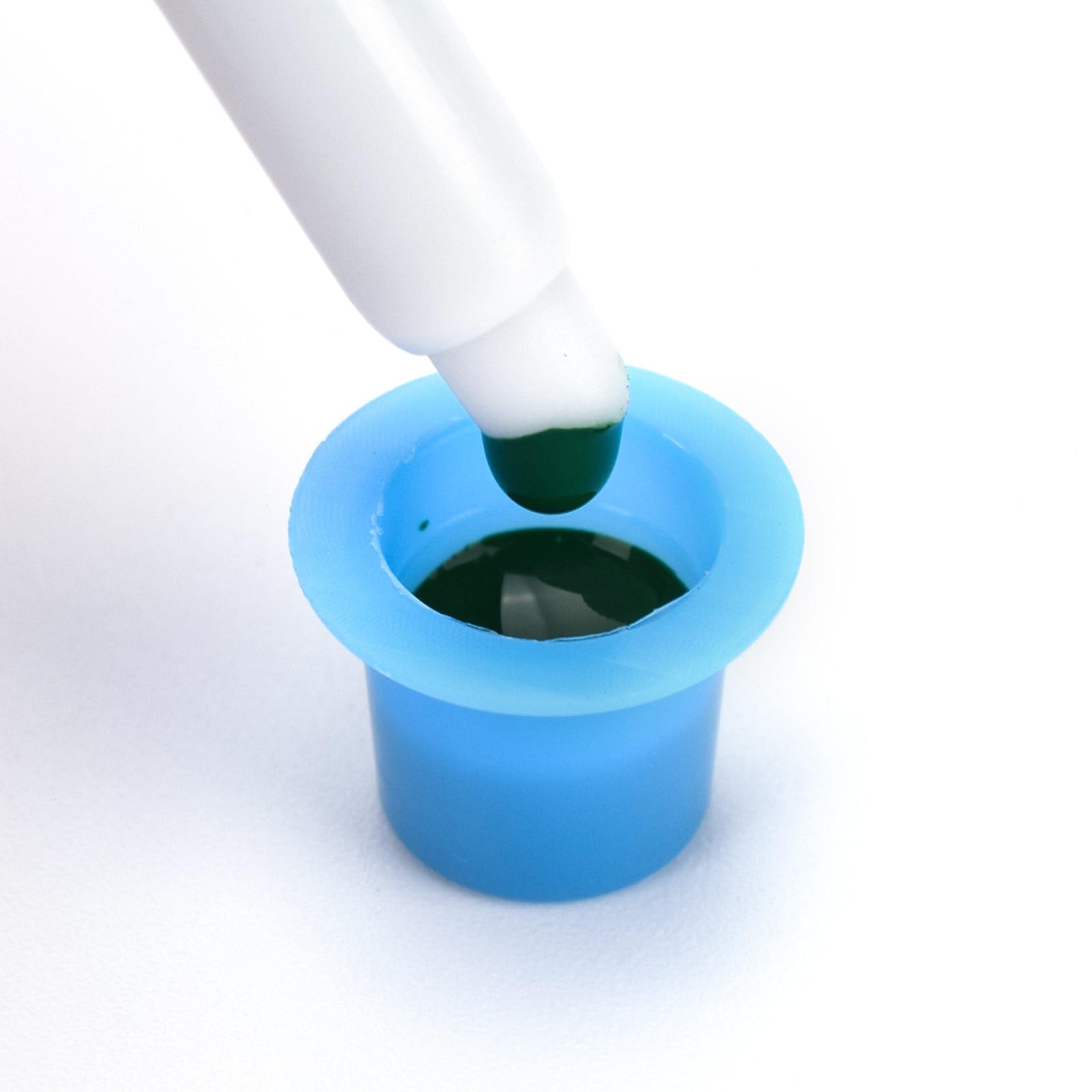 RAJry 100Pcs Disposable Tattoo Ink Caps - Medium Size Tattoo Supplies for Professional Artists | Perfect for Tattoo Ink Storage & Hygiene Control in Tattoo Studios