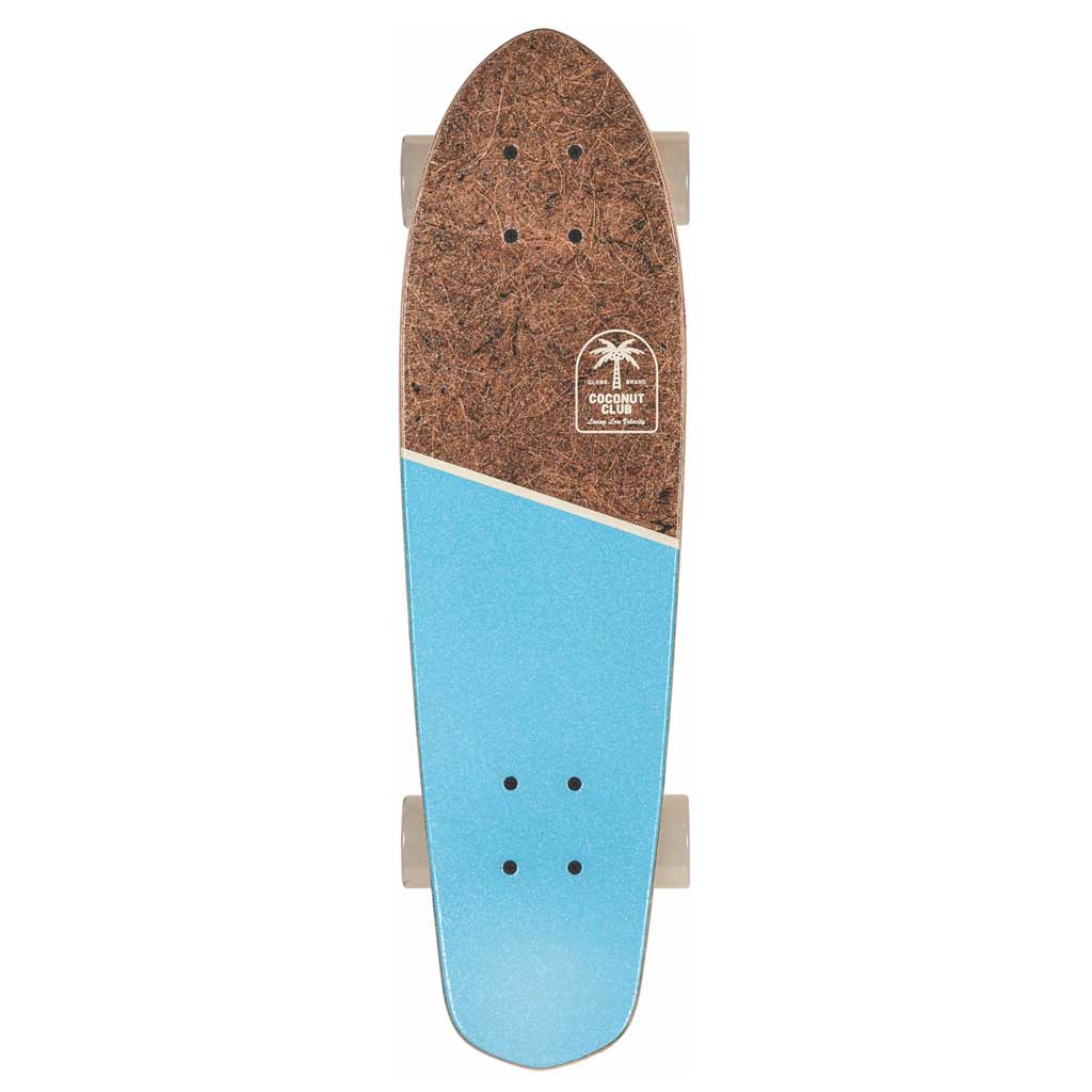 Globe Blazer 26 Complete Skateboard - Coconut/Sky Color - Perfect for Street Skating, Commuting & Tricks | Durable Deck & Smooth Ride