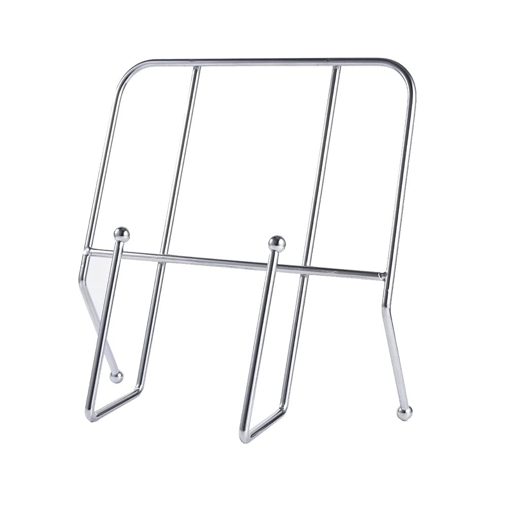 BREWIX GELTDN Wrought Iron Book Stand - Adjustable Desktop Bookshelf, Photo Frame Holder & File Organizer - Perfect for Office, Study, and Home Decor Storage Solutions