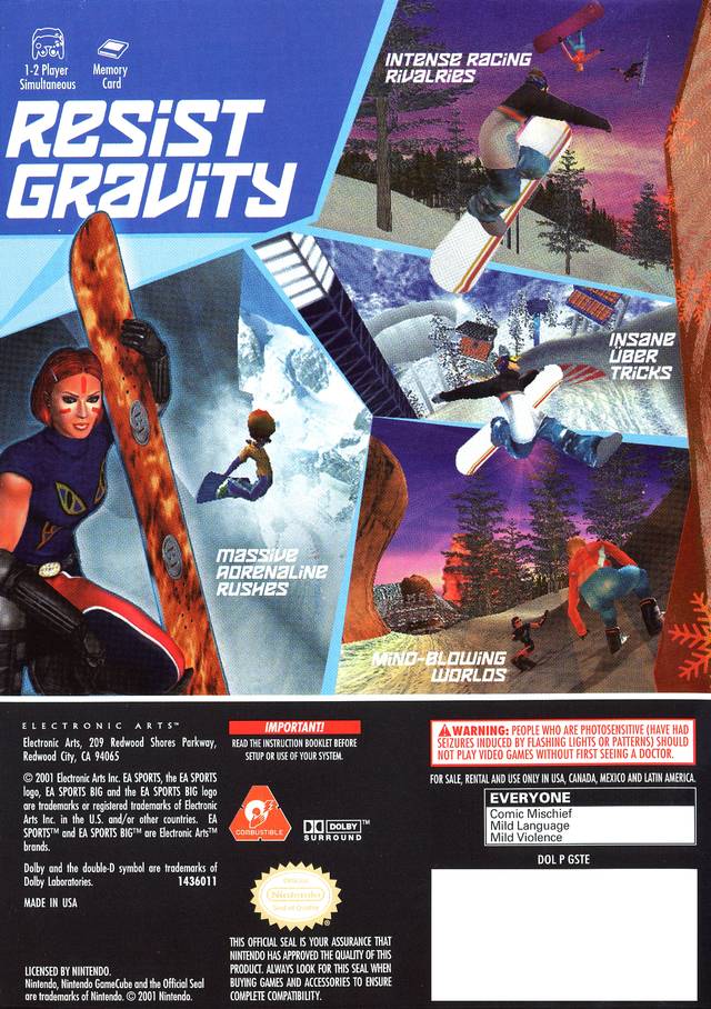 Used SSX Tricky GameCube Video Games - Classic Snowboarding Game for Nintendo GameCube - Perfect for Retro Gaming & Collectors