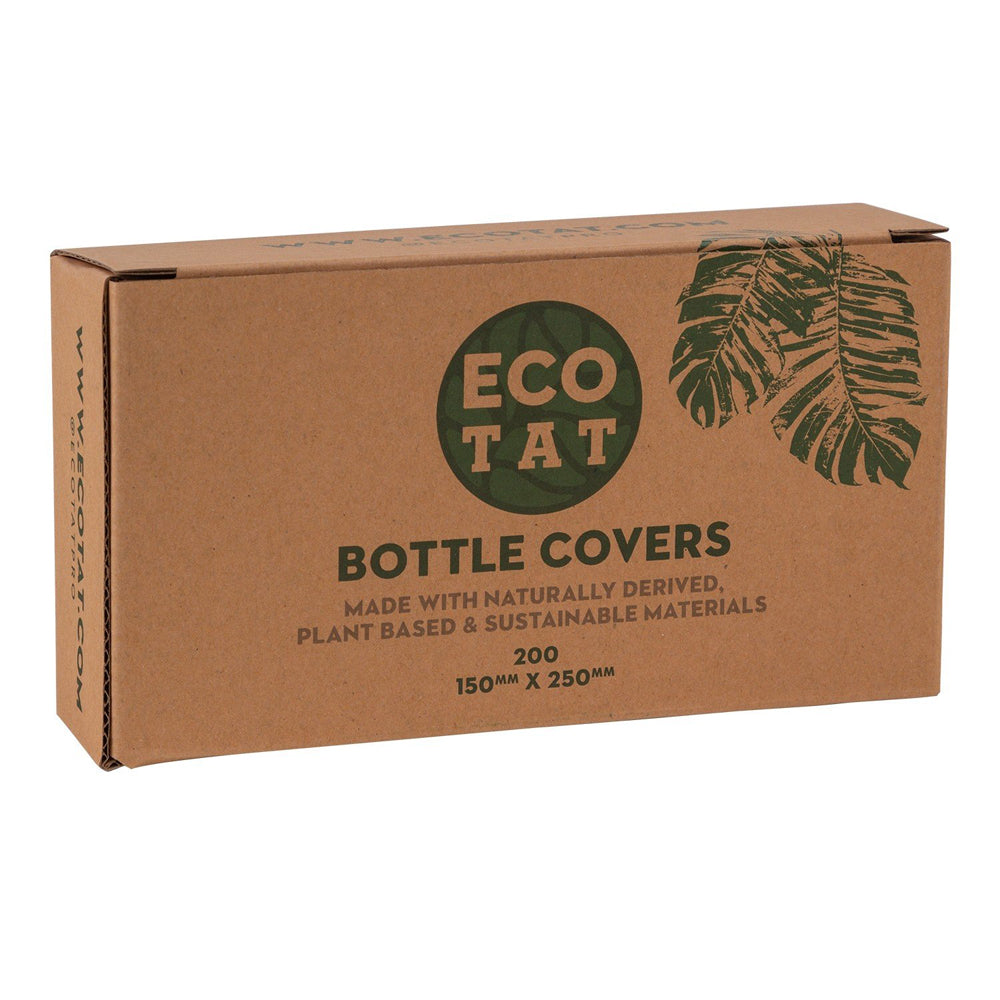 ECOTAT Plastic Spray Bottle Covers 5.9 x 9.8 Inches - Pack of 200 - Durable Chemical-Resistant Covers for Cleaning, Gardening & Industrial Use