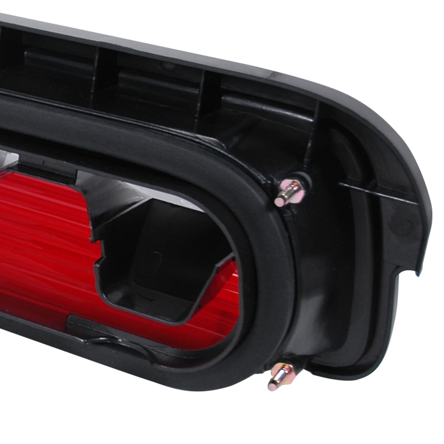 Spec-D Tuning Red Clear Lens Tail Lights for 1989-1994 Nissan 240SX S13 2DR Coupe - Left & Right Pair Assembly | High-Performance LED Lights for Enhanced Visibility & Style | Perfect for Night Driving, Car Shows & Custom Builds