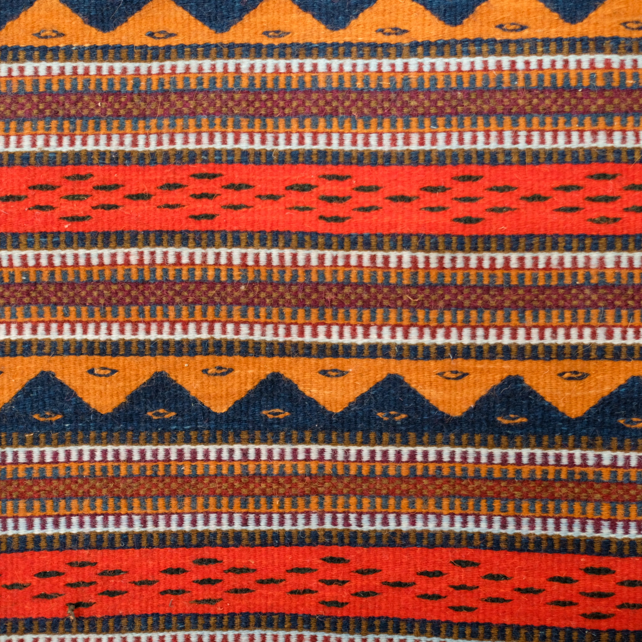 Handmade Naturally Dyed Wool Rugs 2' x 3.75' - Traditional Mexican Weaving by La Cúpula Rug Gallery & Demetrio Bautista Lazo - Perfect for Boho Living Room, Bedroom Decor & Cozy Home Accents