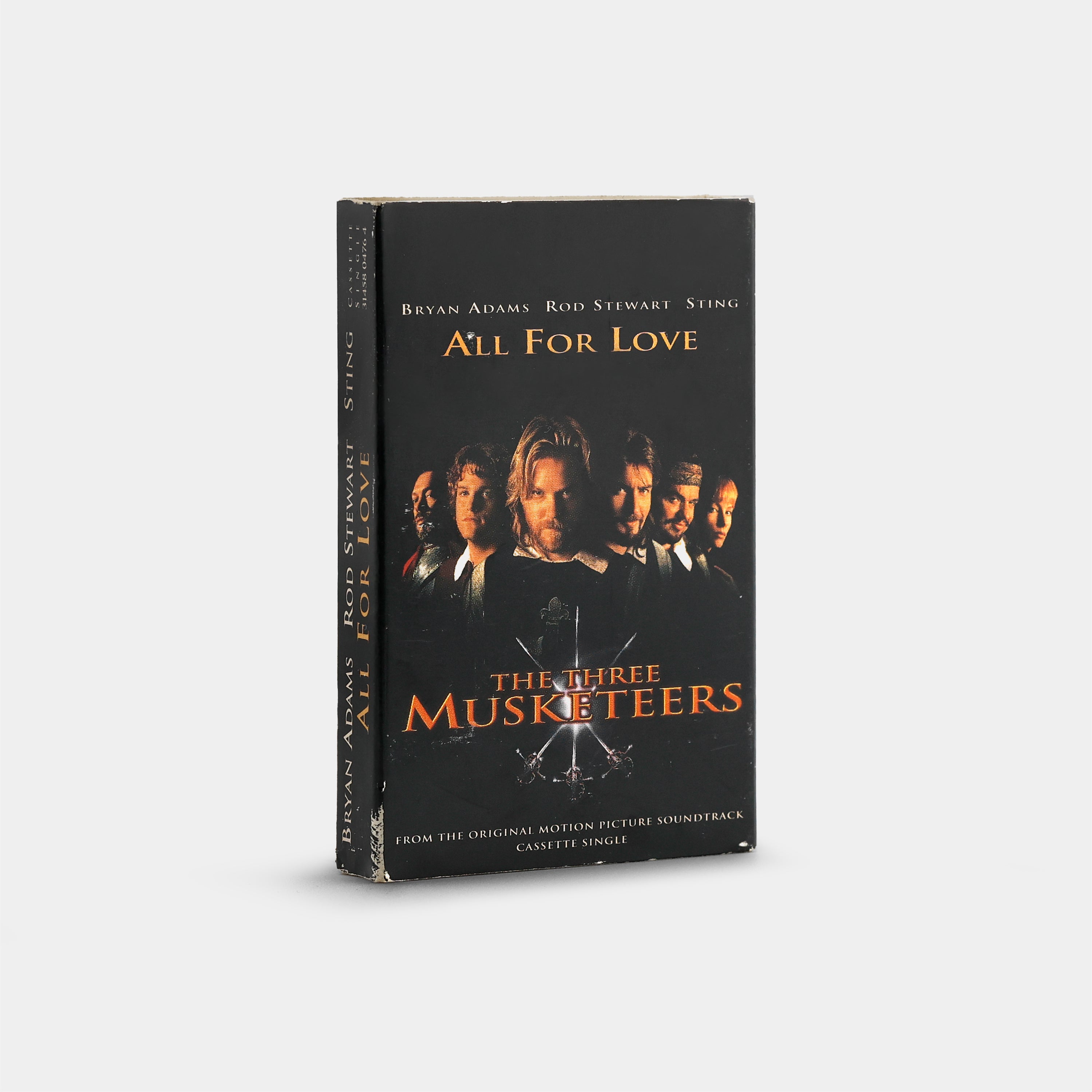 Bryan Adams, Rod Stewart, Sting - All For Love Cassette Tape | 90s Music Collectible | Perfect for Vintage Music Lovers & Road Trips