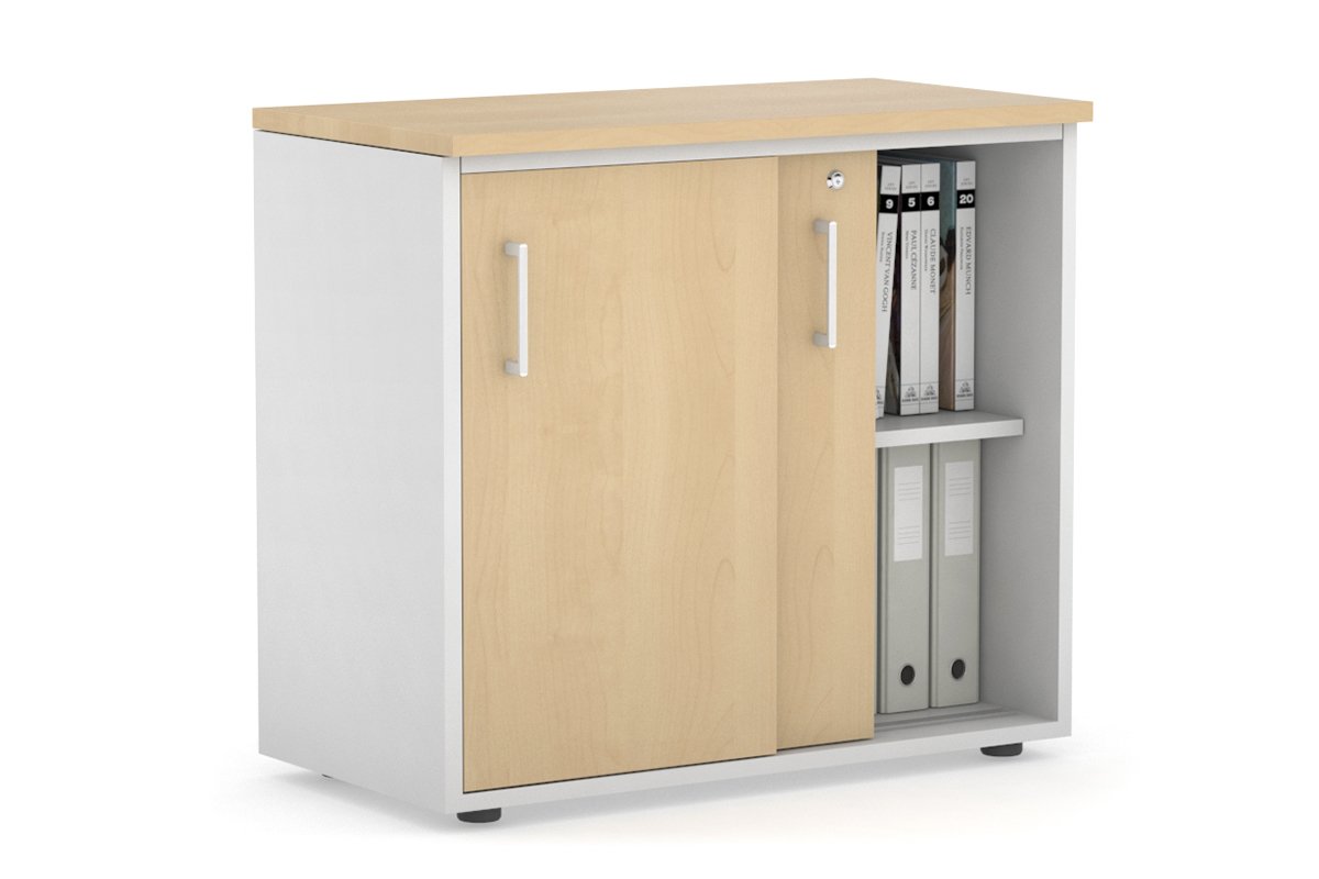 Modern Sliding Door Credenza Cabinet - 31.5