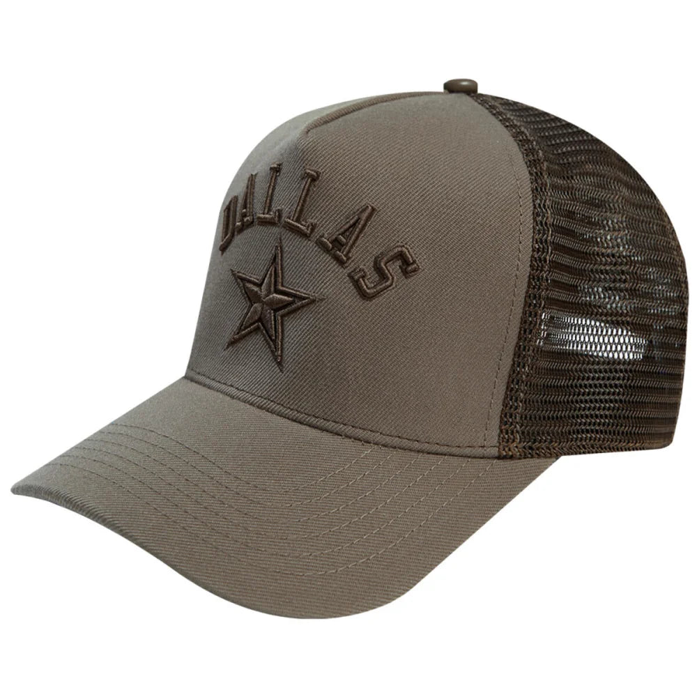 Pro Standard Dallas Cowboys Unisex Neutral Pinch Front Trucker Hat - Adjustable Baseball Cap for Men & Women - Perfect for Football Games, Outdoor Activities & Casual Wear