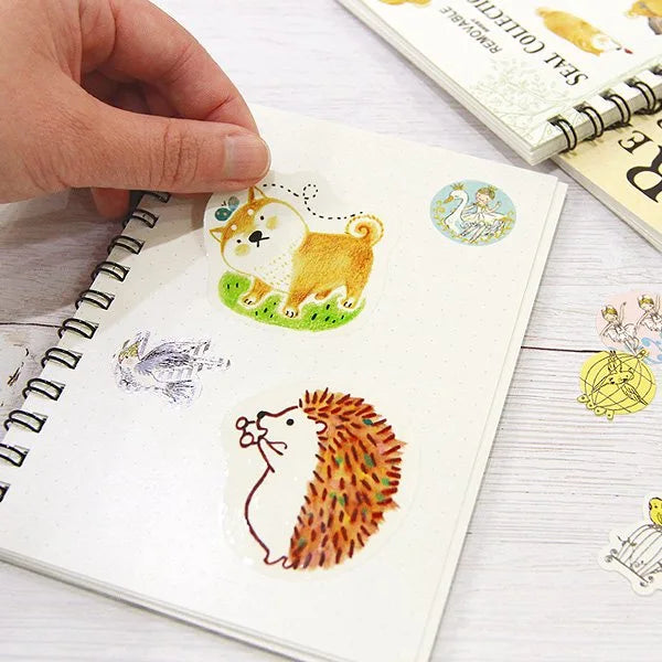 Shinzi Katoh Cat Hill Sticker Album - Cute Japanese Stickers for Scrapbooking, Journals & DIY Crafts - Perfect for Planners, Notebooks & Gift Decorations
