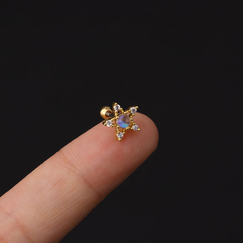 20G Cartilage Tiny Stud Earrings - Delicate Flower Design for Women | Perfect for Daily Wear, Parties & Gifts