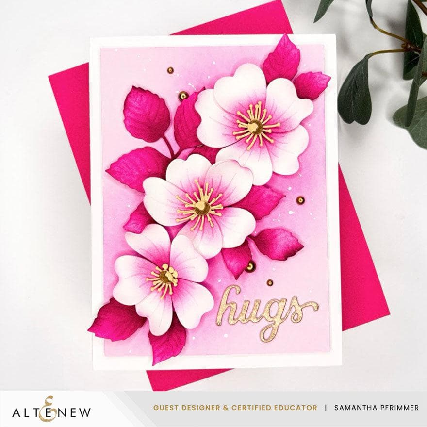 Craft A Flower: Prairie Roses Layering Die Set for DIY Scrapbooking, Card Making & Paper Crafts - Perfect for Handmade Greeting Cards, Wedding Invitations & Home Decor