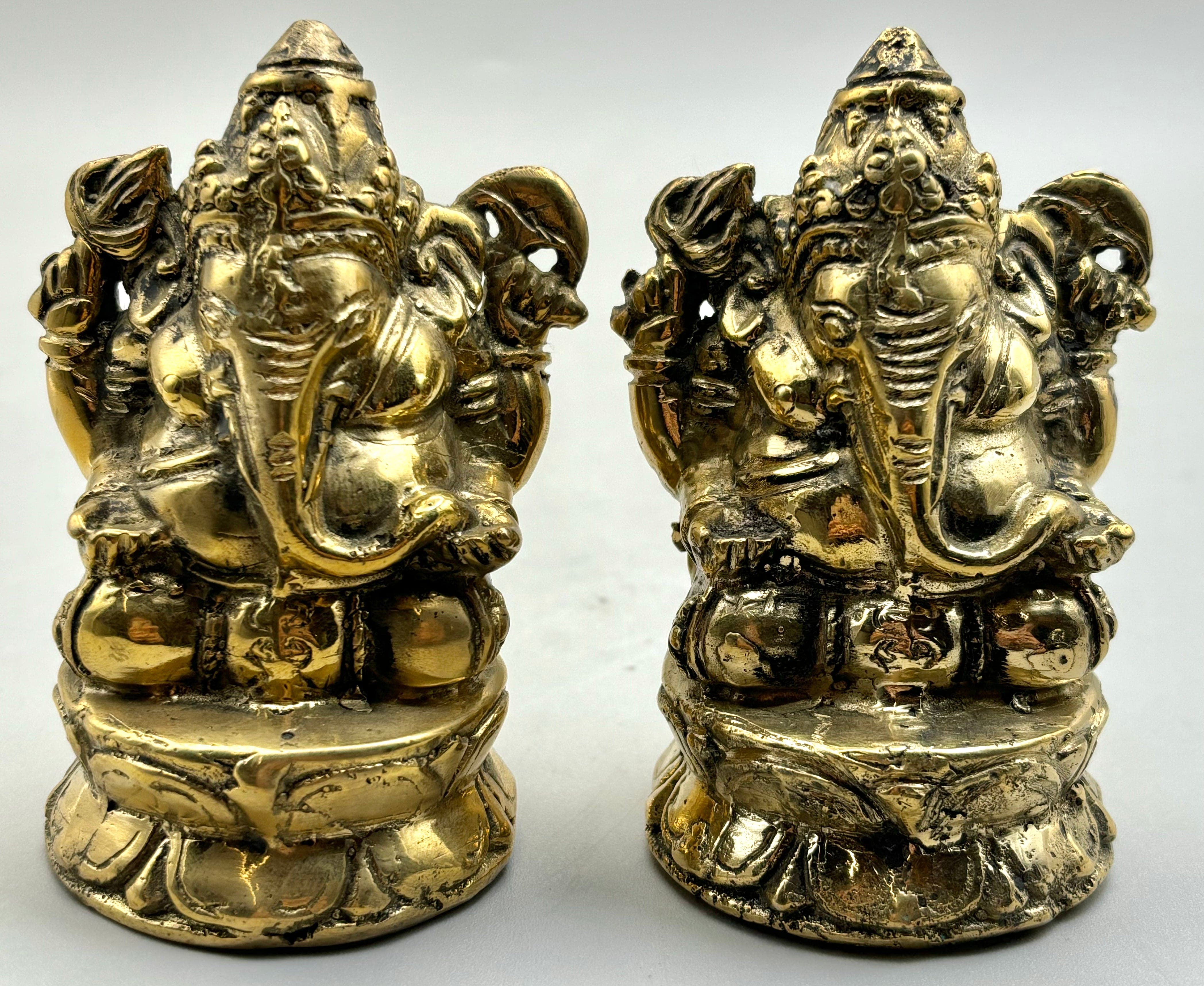 Handcrafted Bronze Elephant Buddha Statue - Spiritual Decor for Home, Office & Meditation Spaces | Feng Shui & Yoga Room Decoration