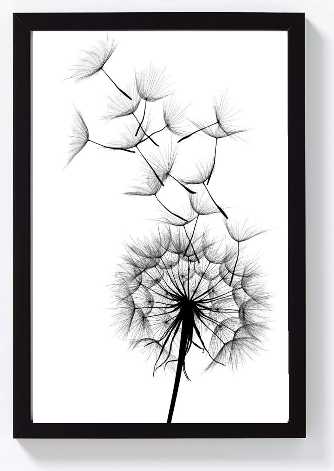 40x60cm Large Modern Poster Frame - Black Eton Wood Wall Gallery Frame with Shatterproof Perspex Sheet - Perfect for Living Room, Bedroom, Office Decor & Picture Hanging Display