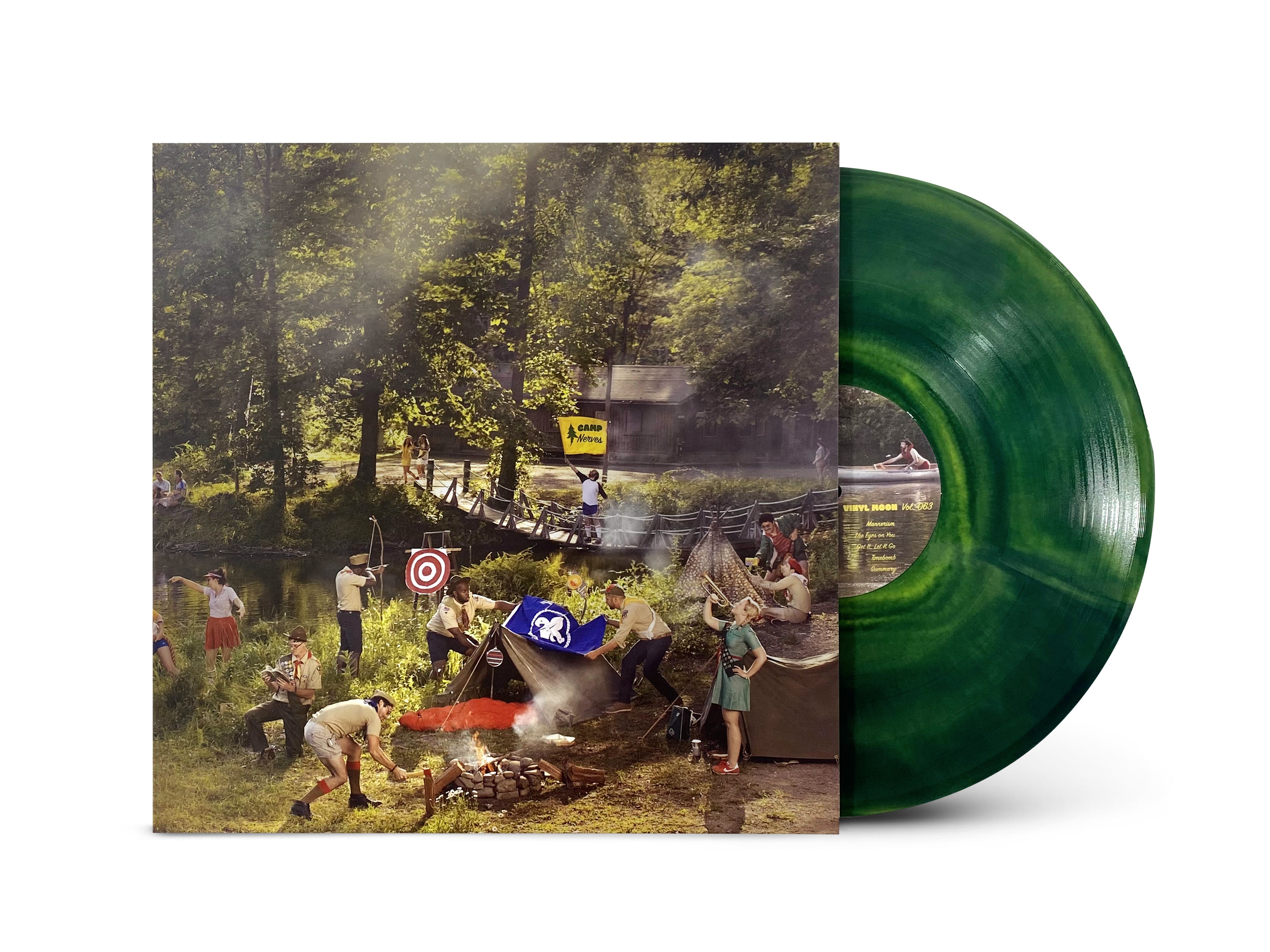 Standard // Grassy green marbled vinyl