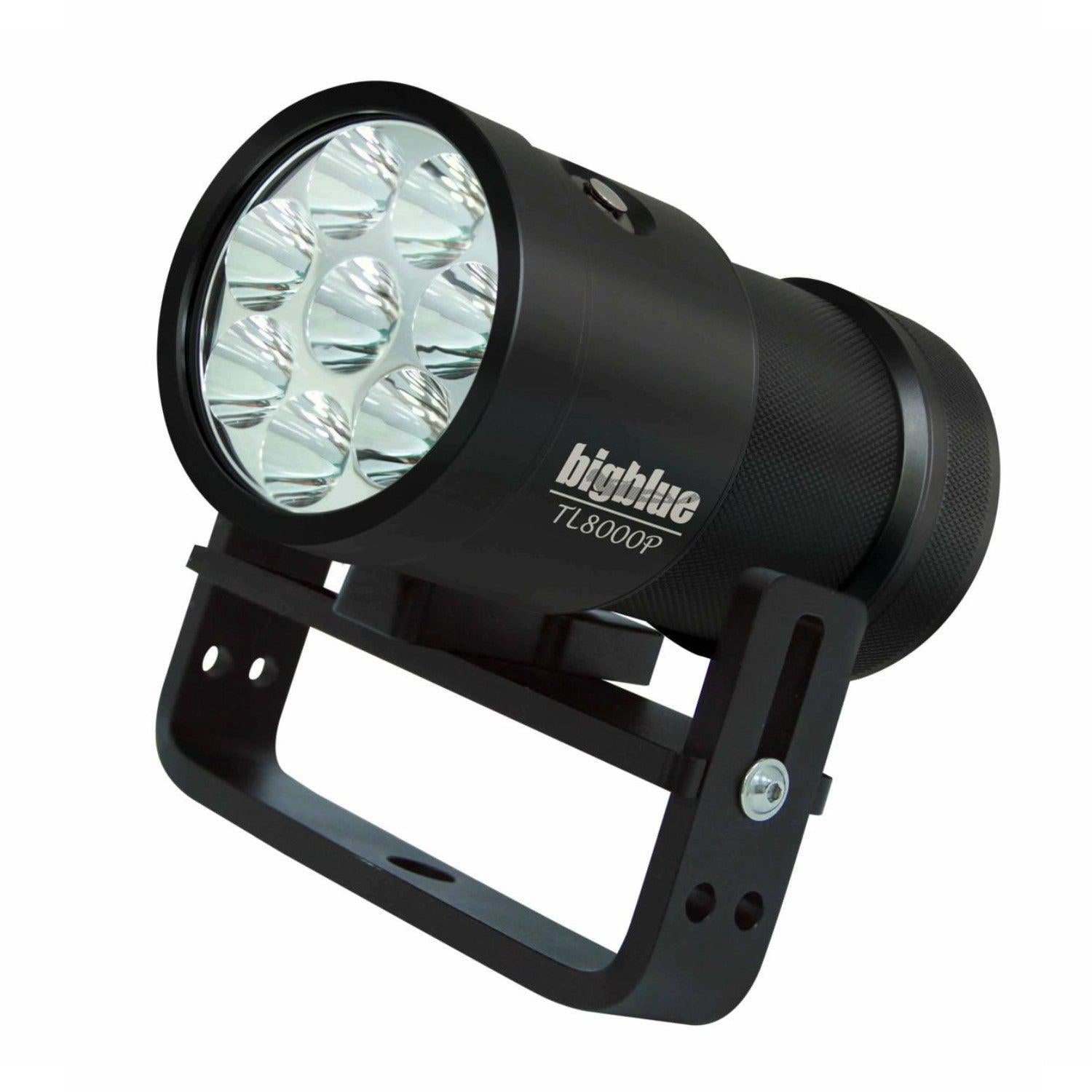 BigBlue 8000 Lumen Narrow Beam Technical Flashlight - High Power LED Tactical Light for Outdoor Camping, Hiking, Emergency & Survival Gear