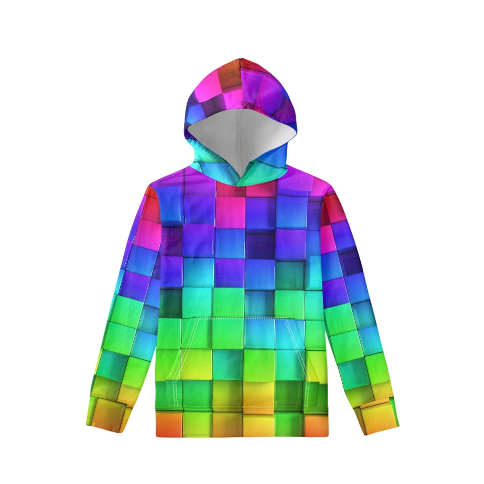 YSTARDREAM Girls' Long Sleeve Hooded Sweatshirt with Drawstrings - Cute Teen & Kids Pullover for School, Casual Wear & Outdoor Activities
