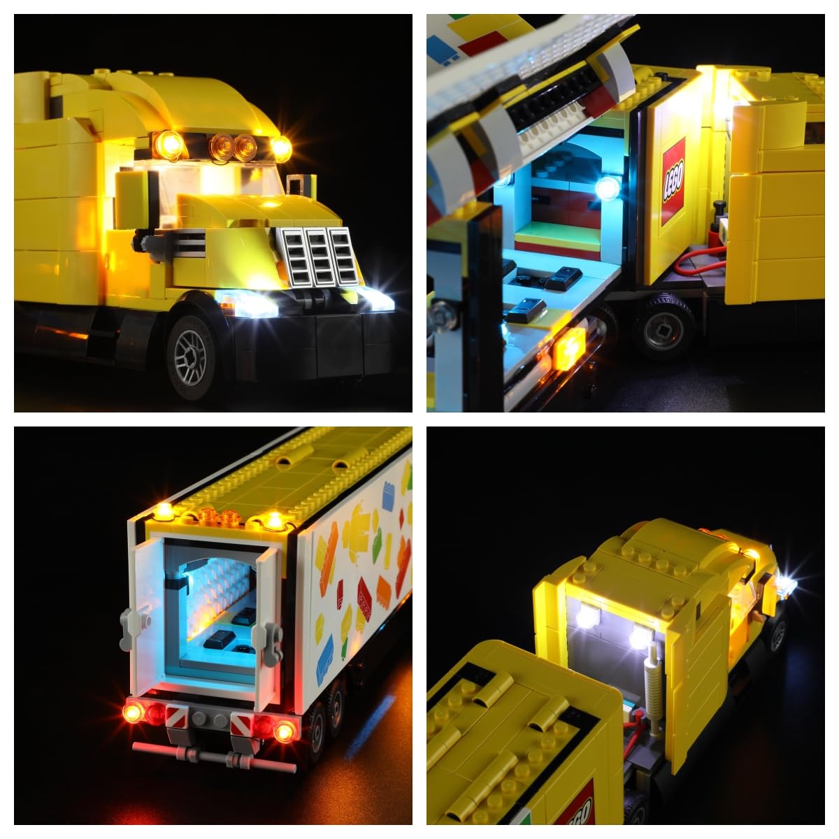 LIGHTAILING LED Light Kit for LEGO 60440 Yellow Delivery Truck - Compatible Building Blocks Model - Perfect for LEGO Enthusiasts & DIY Projects - Enhance Your LEGO Display at Home or Office