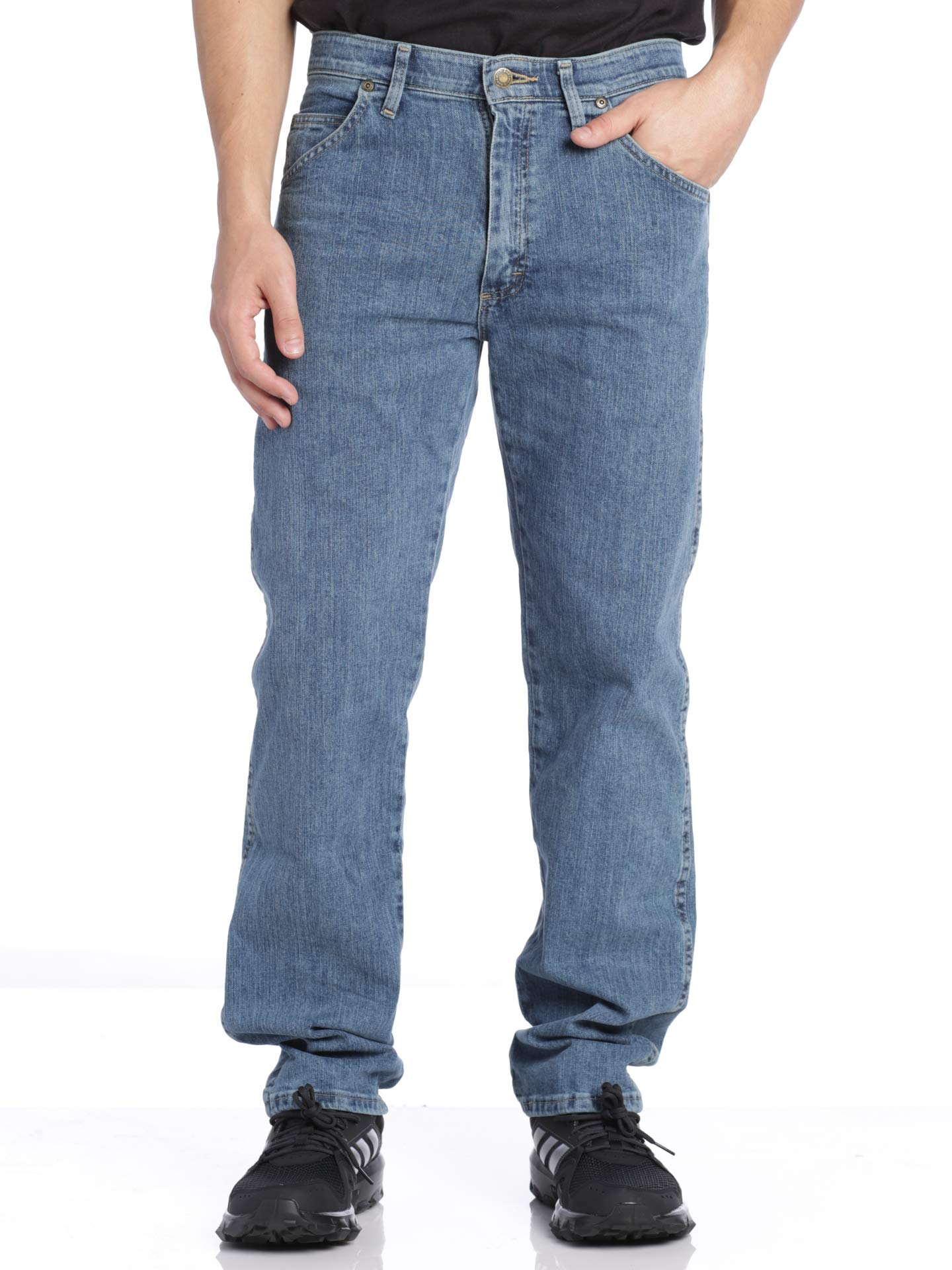 Wrangler Men's Rugged Wear Performance Series Jean - Durable Stretch Denim Pants for Work & Outdoor Activities | Comfortable Fit for Hiking, Camping & Casual Wear