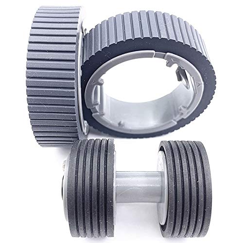 MADOC Replacement Pickup Roller & Brake Roller Consumables for Fujitsu Fi-7160 & Fi-7260 Scanners - Compatible with Pa03670-0001 & Pa03670-0002 - Ideal for Office Document Scanning & Maintenance