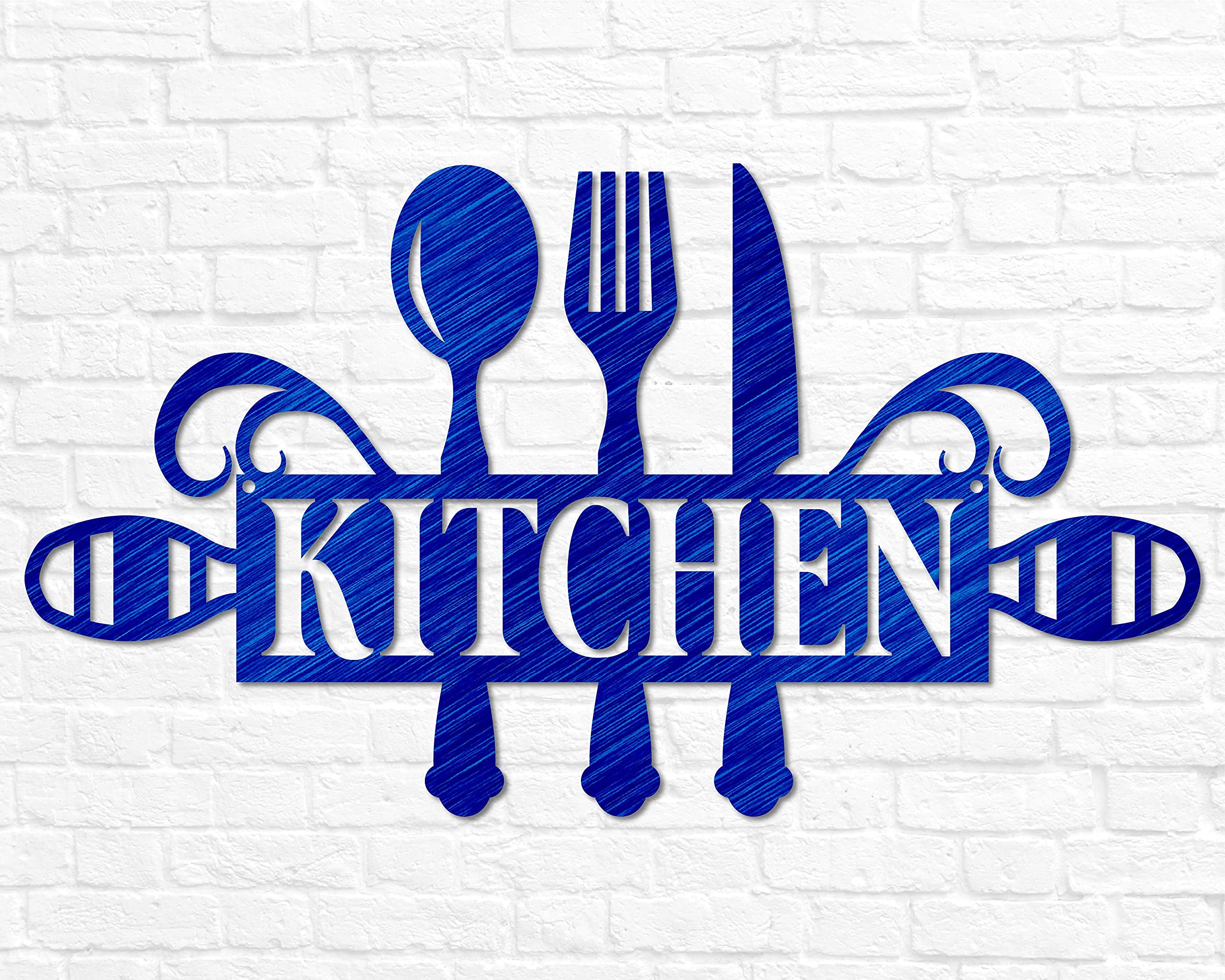 Rustic Metal Kitchen Sign Wall Art - Inspirational Word Decor for Cooking Enthusiasts - Perfect Housewarming Gift & Kitchen Decor for Home, Farmhouse, or Apartment