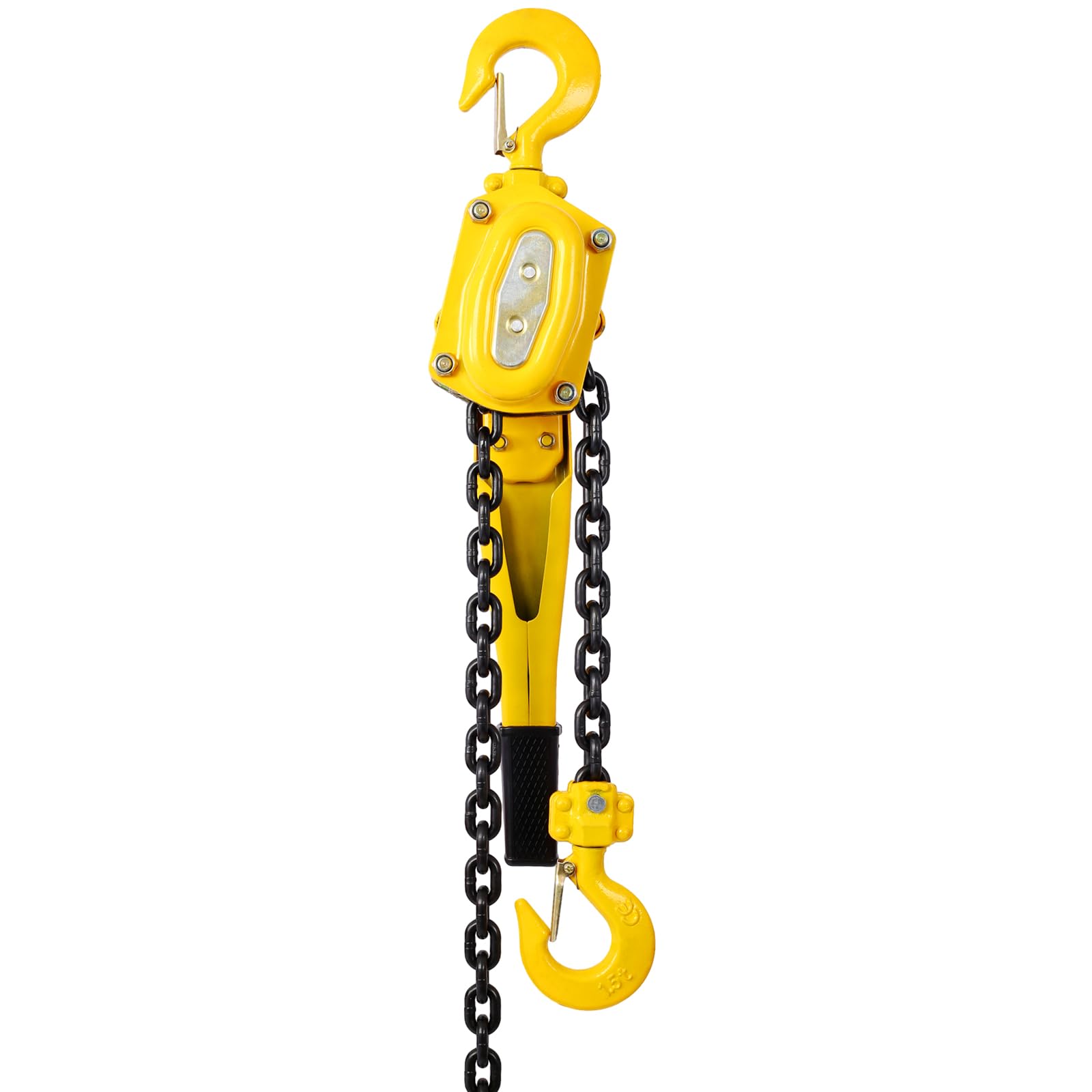 1.5 Ton Lever Chain Hoist - 3300LBS Capacity Heavy Duty Ratchet Hoist with 20FT Chain & Hooks - Perfect for Construction, Warehouse, Auto Repair, and Industrial Lifting