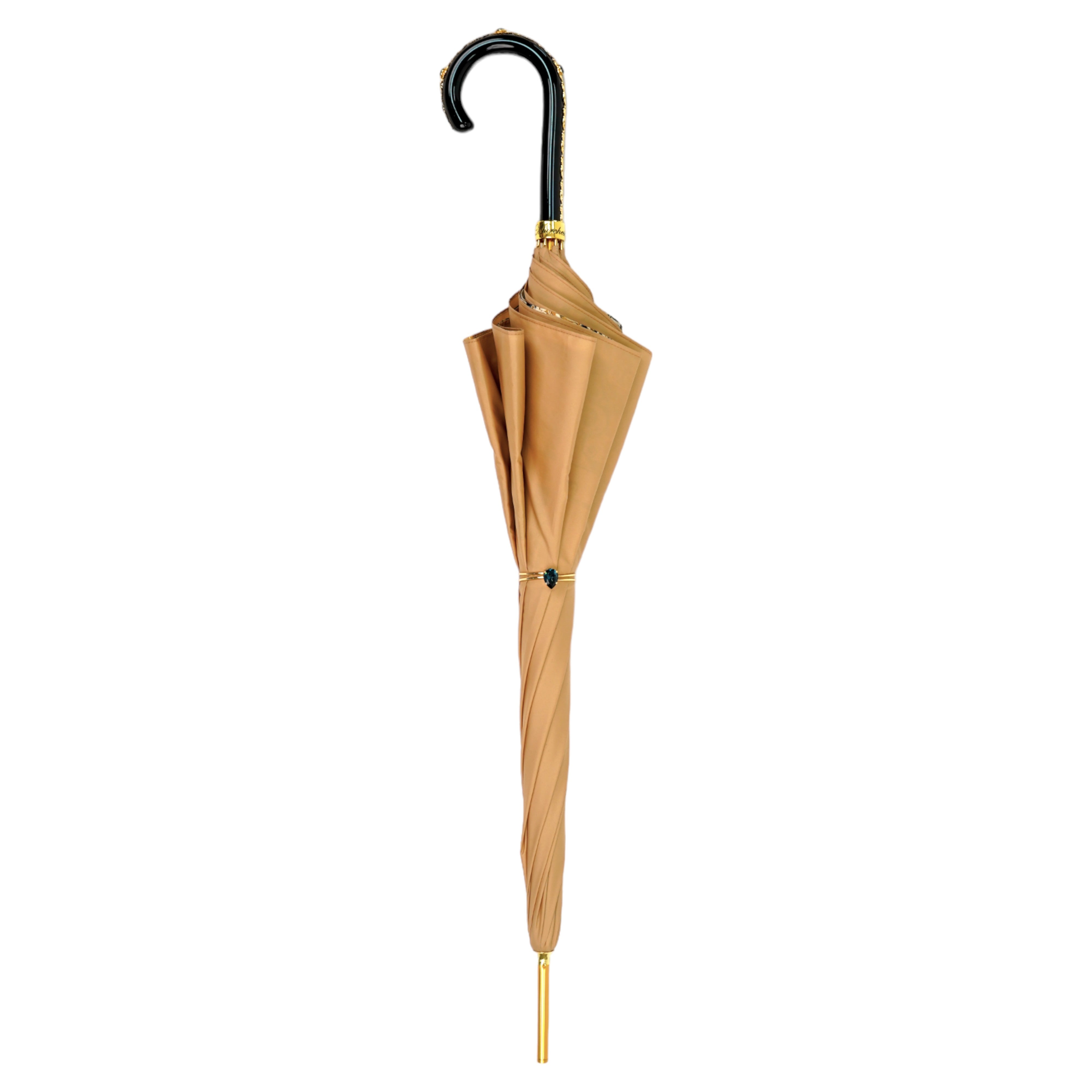 Elegant Italian Majolica Ceramic Umbrella Stand - Perfect for Porch, Garden & Home Decor
