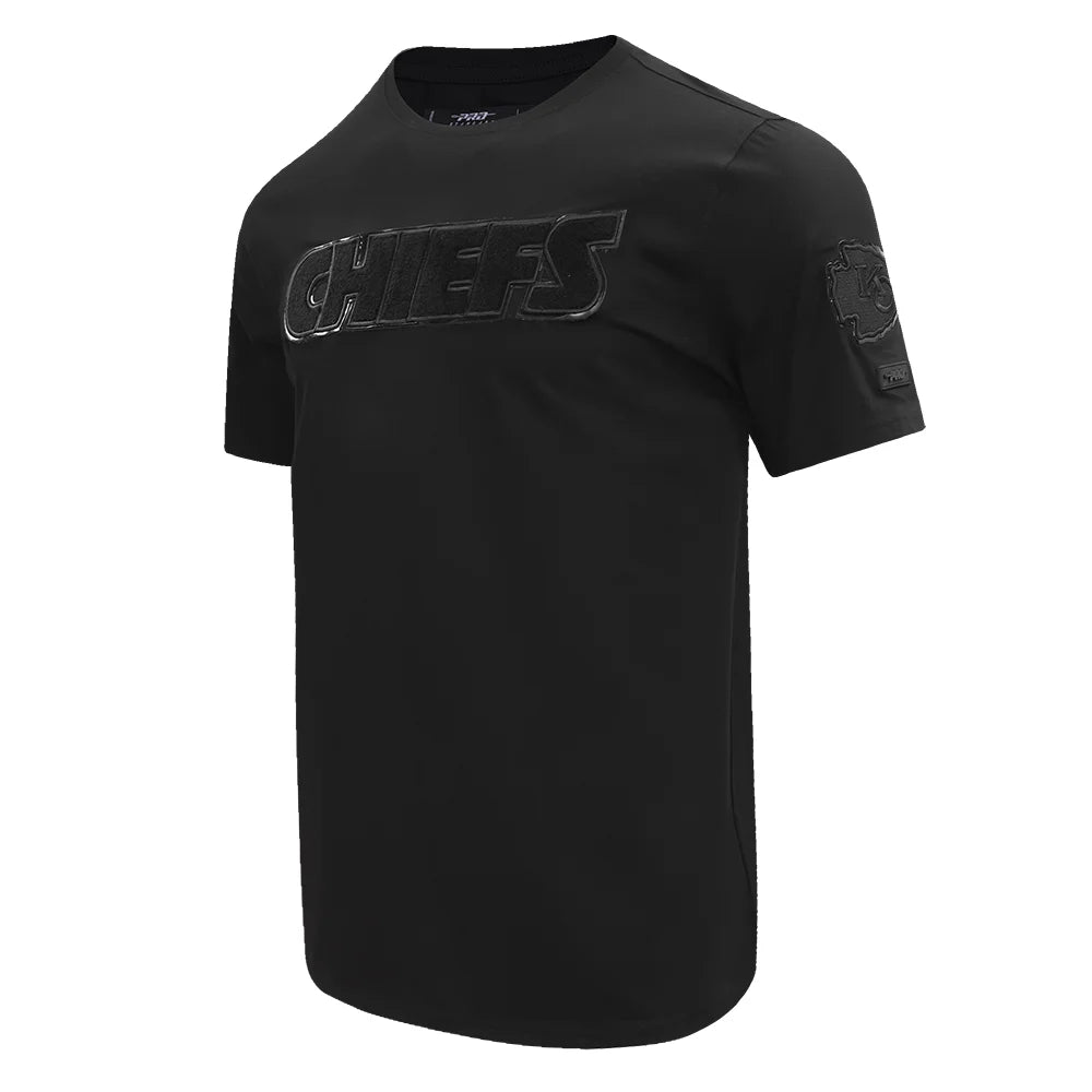 Men's Kansas City Chiefs Triple Black Short Sleeve T-Shirt - NFL Football Fan Apparel for Game Day, Tailgating & Casual Wear