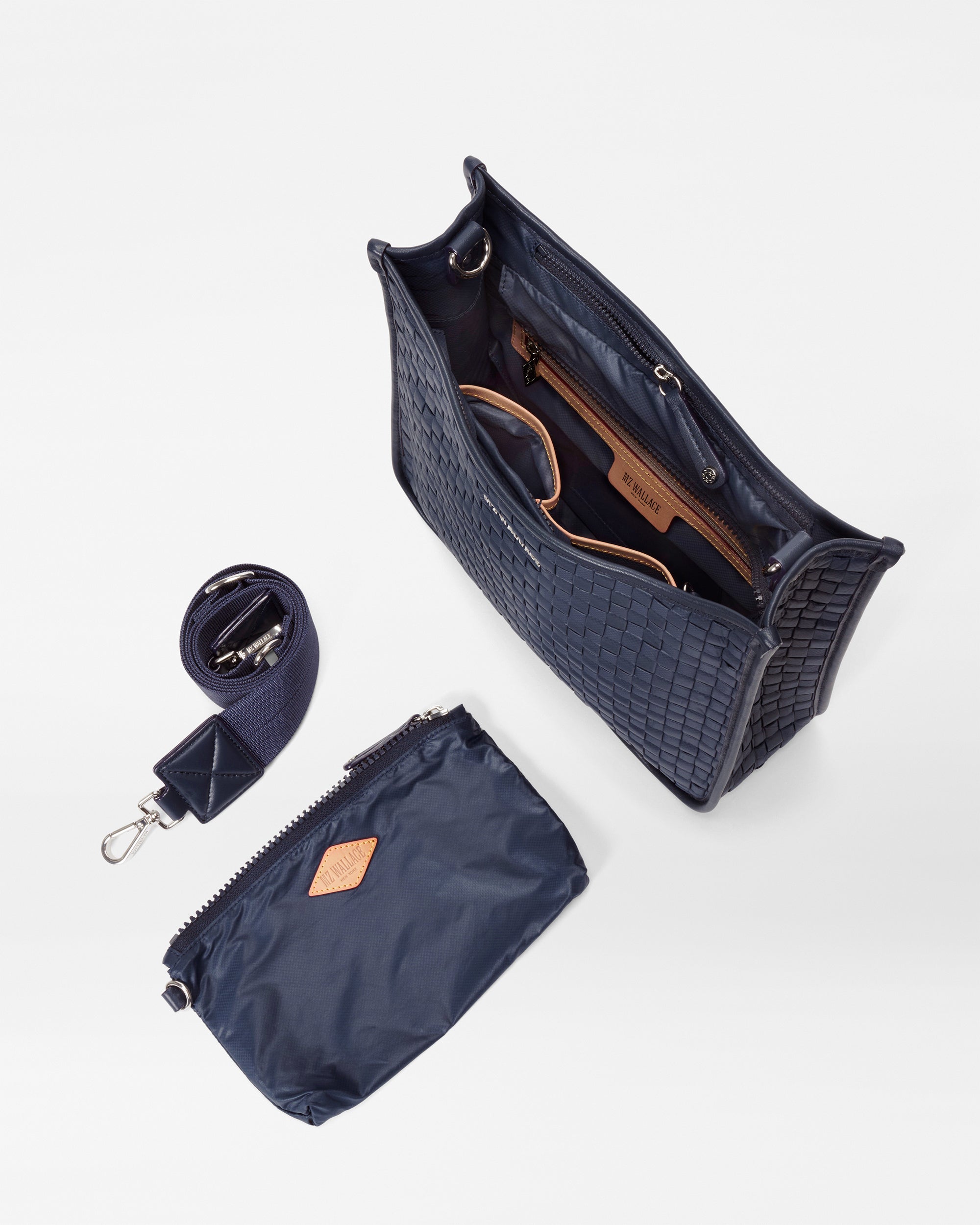 Dawn Woven Box Crossbody Bag - Stylish Women's Leather Shoulder Purse for Everyday Use, Work, and Travel