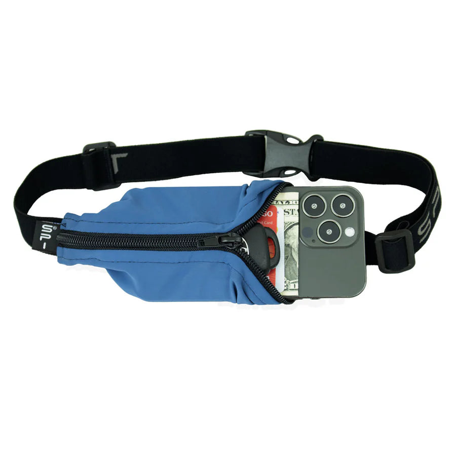 Steel Blue with Black Zipper