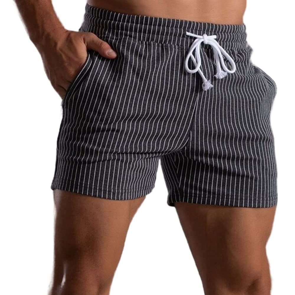 Men's Athletic Running Shorts - Lightweight Gym Workout & Lounge Shorts for Men - Comfortable Training & Casual Wear