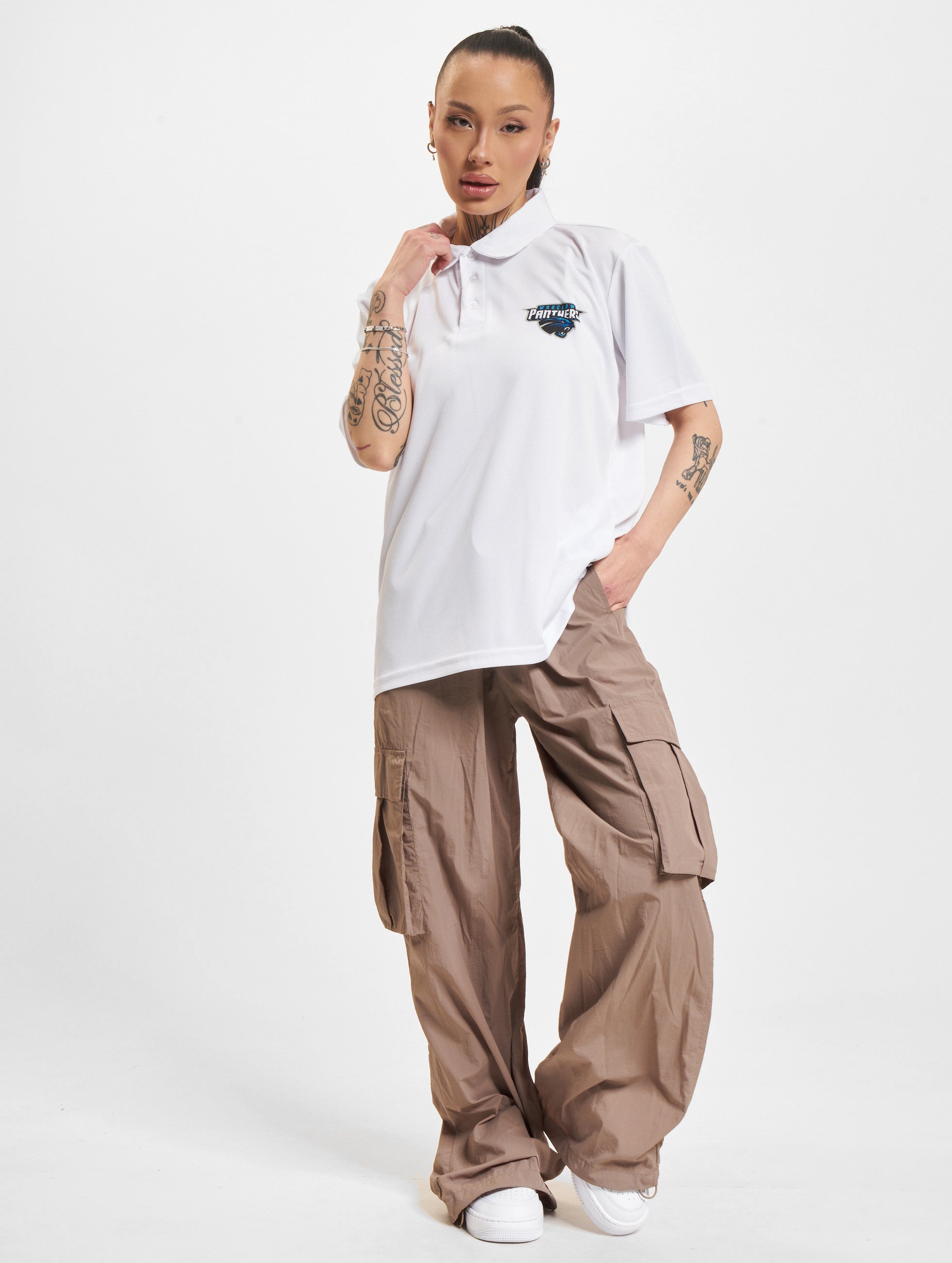 Wroclaw Panthers Polo Shirt for Men - Comfortable Cotton Casual Shirt with Logo - Perfect for Sports, Golf, and Everyday Wear