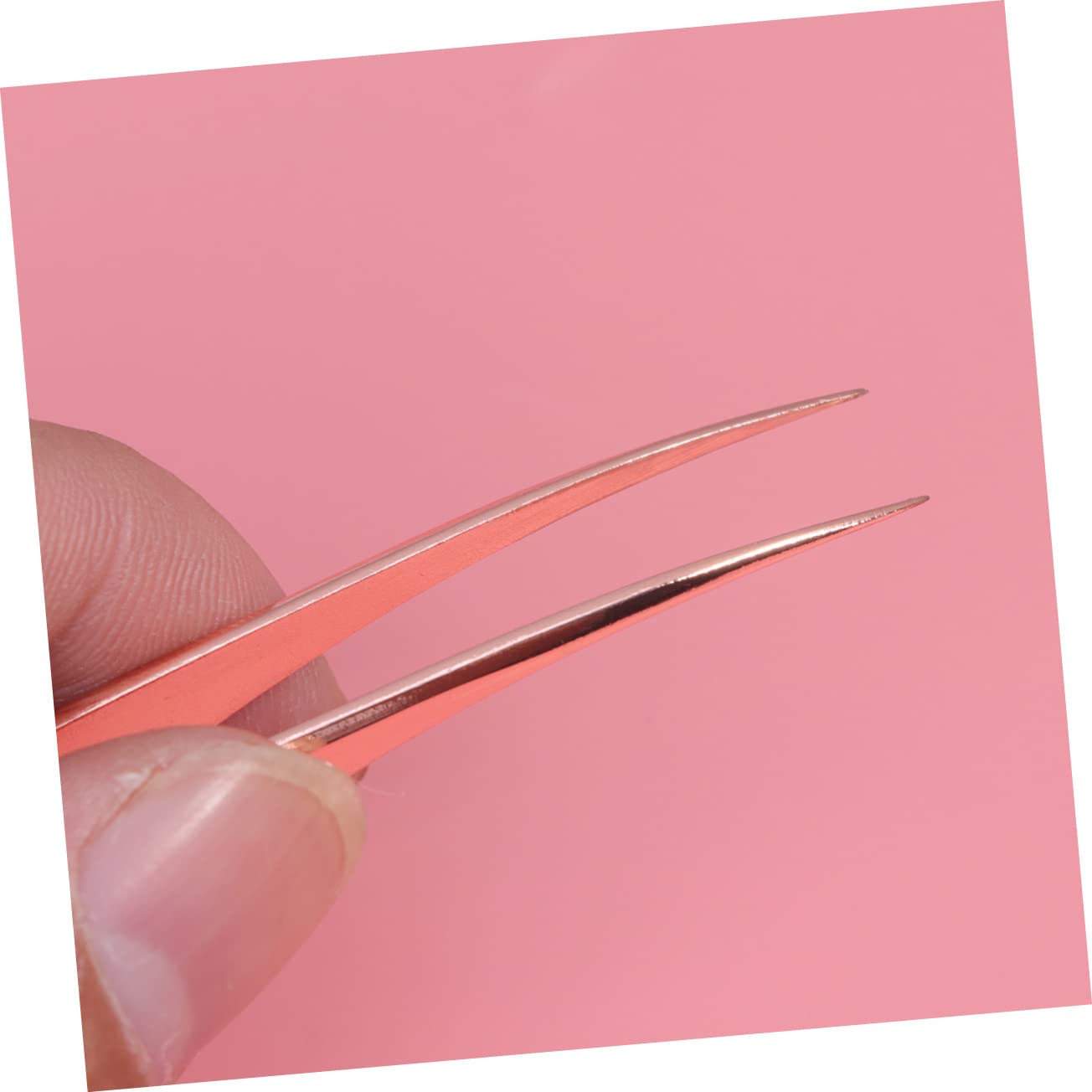 NOLITOY 4-Piece Professional Eyelash Extension Tweezers Set - Stainless Steel Lash Tweezers for Volume, Isolation & Precision (Angled, Straight) - Perfect for Salon, Home & DIY Eyelash Extensions