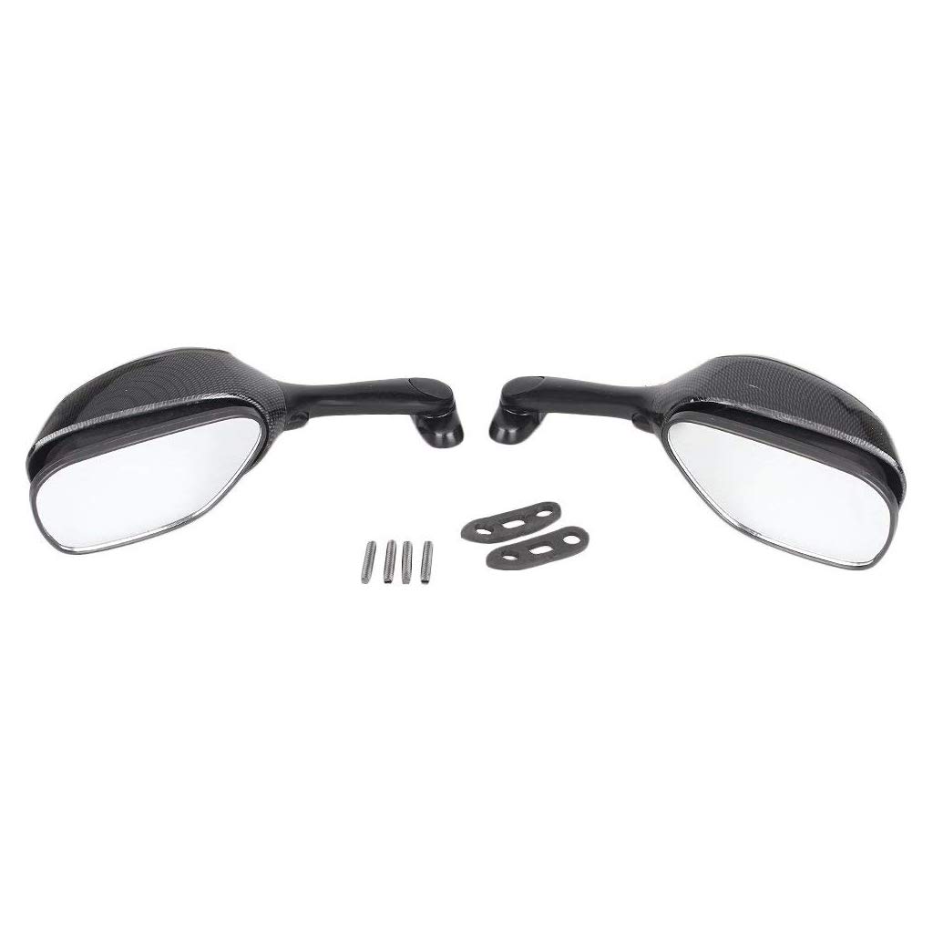 Universal Motorcycle Rear View Side Mirrors for Suzuki GSXR 600 750 1000 (2005-2015) - Adjustable Convex Design for Enhanced Safety - Perfect for Street Bikes, Racing & Commuting