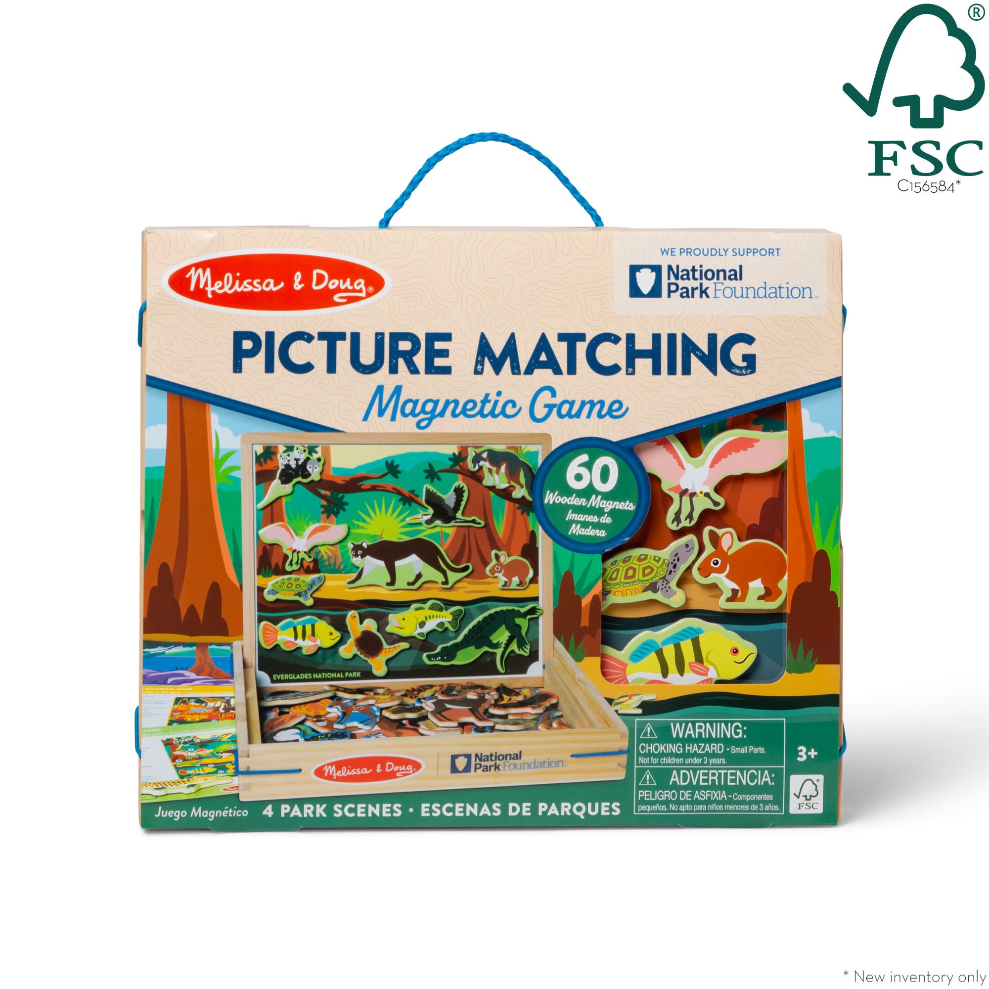 National Parks Picture Matching Magnetic Game - Fun Educational Toy for Kids - Perfect for Travel, Classroom & Family Game Night